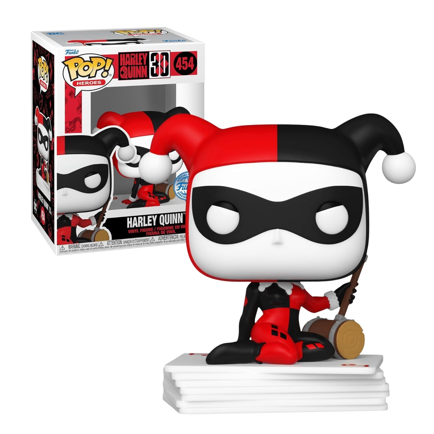 Funko Pop! Harley Quinn With Cards (Com Cartas) 454 (Special Edition) - DC - Geek Plus