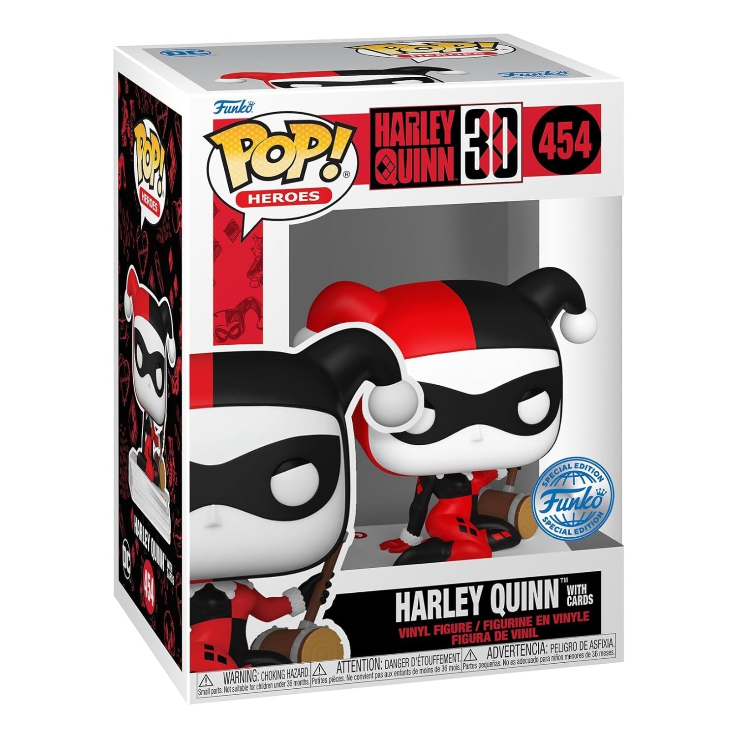 Funko Pop! Harley Quinn With Cards (Com Cartas) 454 (Special Edition) - DC - Geek Plus