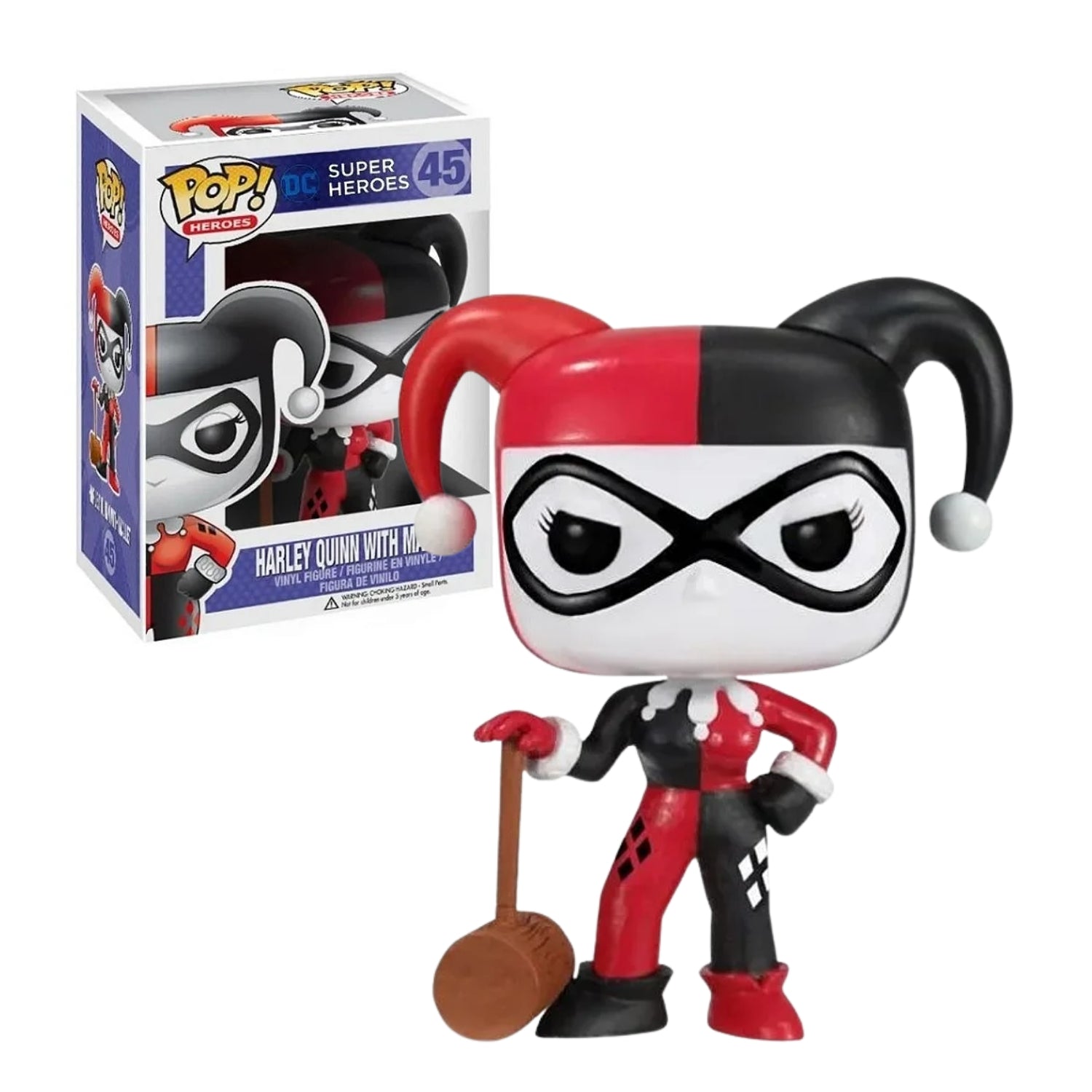 Funko Pop! Harley Quinn With Mallet (Arlequina com Marreta) 45 - DC - Geek Plus