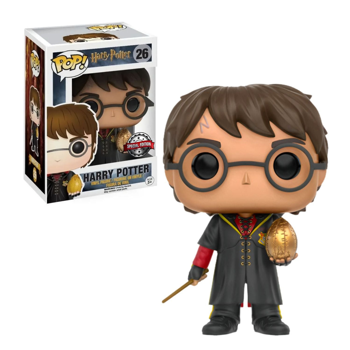 Funko Pop! Harry Potter with Golden Egg 26 (Ovo Dourado) - Special Edition - Geek Plus
