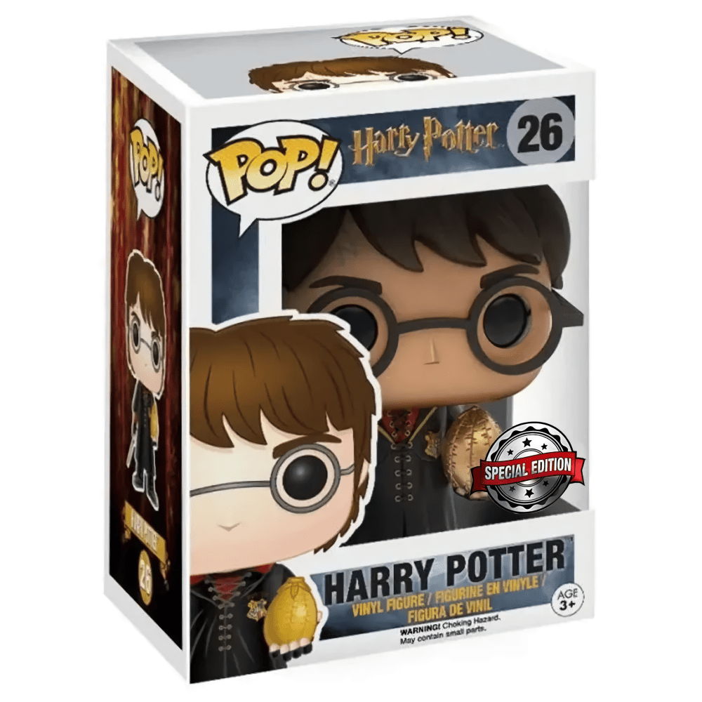 Funko Pop! Harry Potter with Golden Egg 26 (Ovo Dourado) - Special Edition - Geek Plus