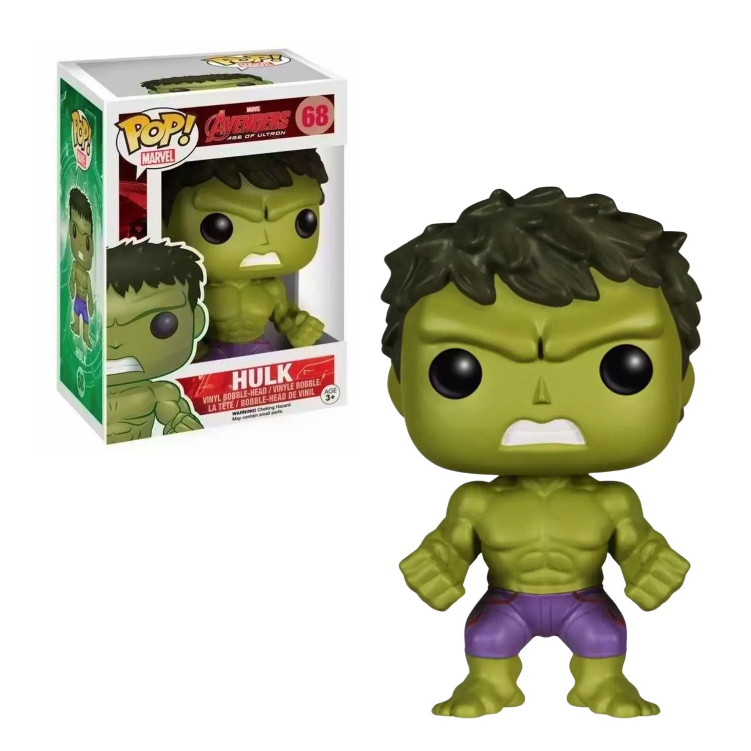 Funko Pop! Hulk 68 - Marvel Avengers: Age Of Ultron - Geek Plus