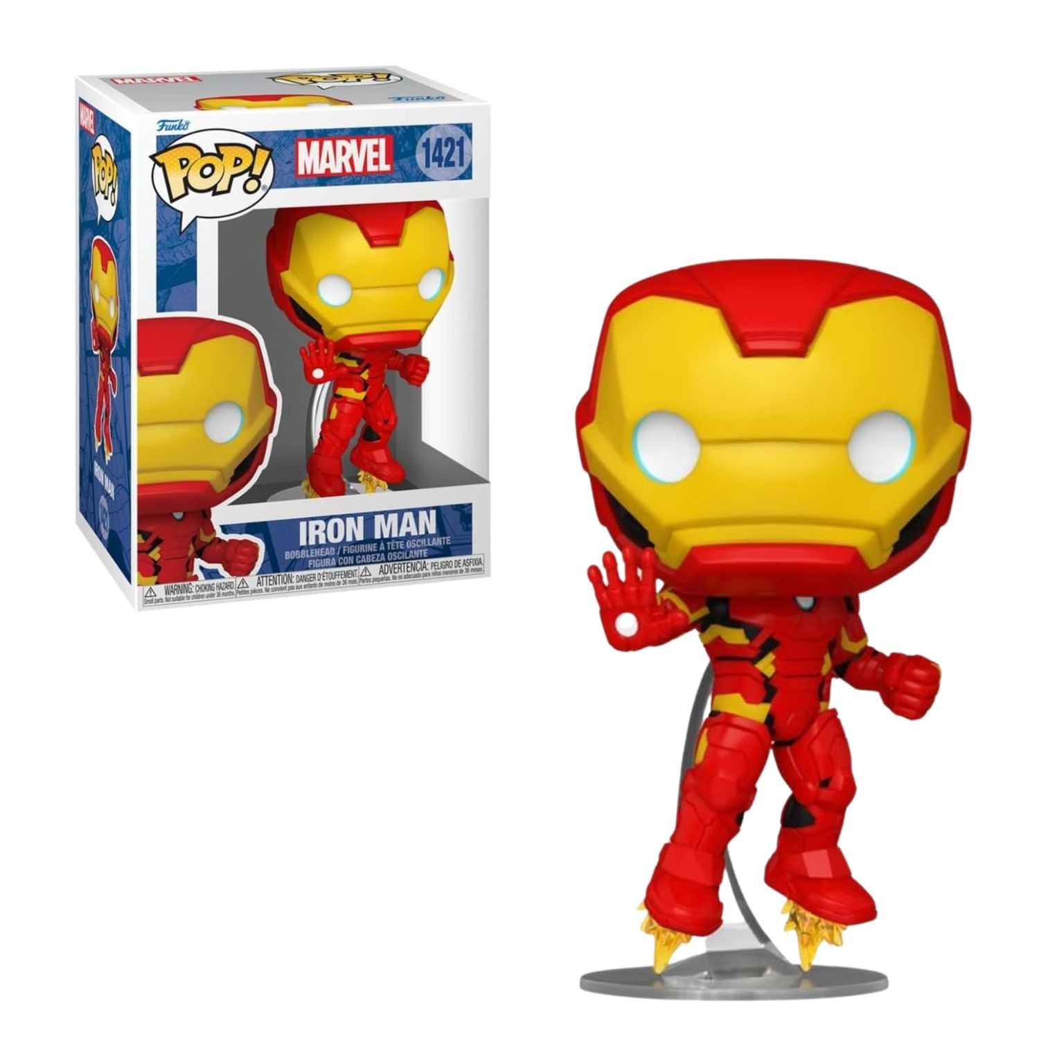 Funko Pop! Iron Man (Homem de Ferro) 1421 - Marvel - Geek Plus