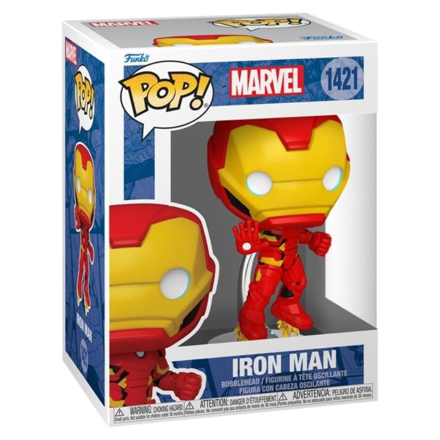 Funko Pop! Iron Man (Homem de Ferro) 1421 - Marvel - Geek Plus