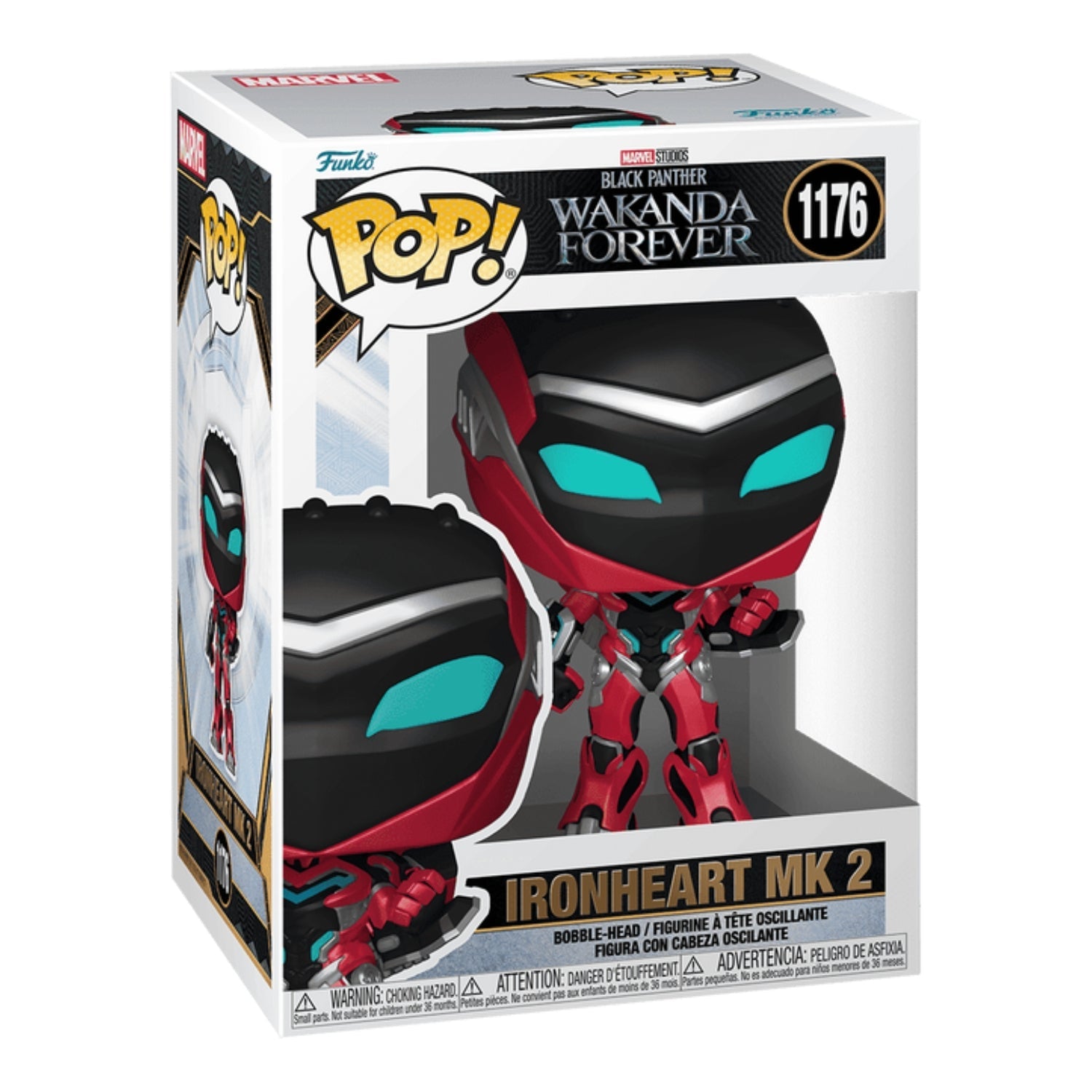 Funko Pop! Ironheart MK 2 1176 - Marvel Pantera Negra - Geek Plus