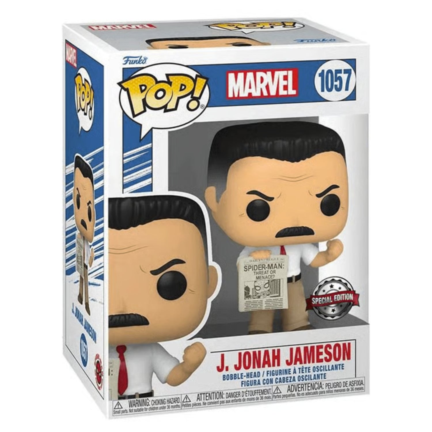 Funko Pop! J. Jonah Jameson 1057 (Special Edition) - Marvel Homem - Aranha - Geek Plus
