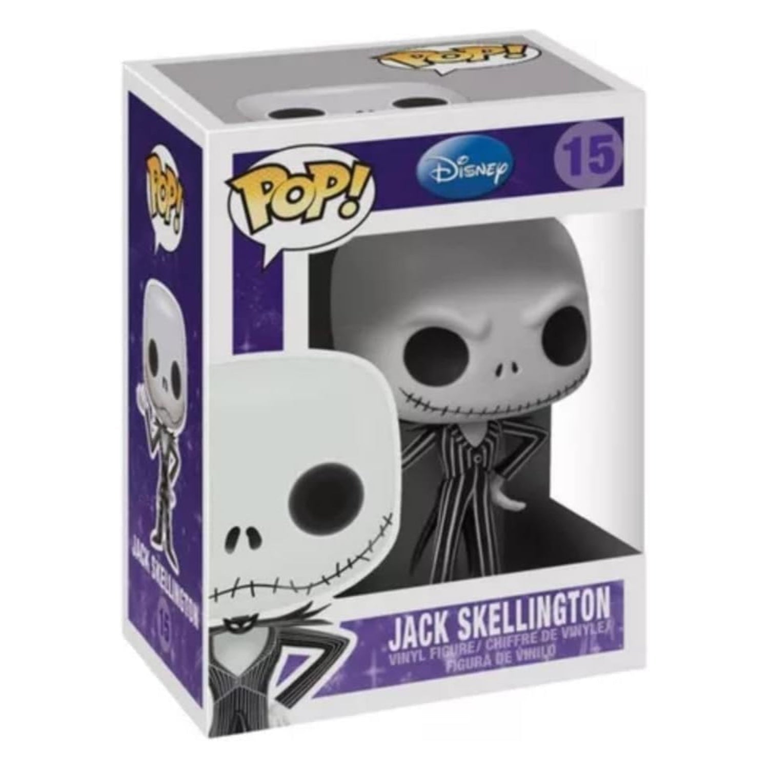 Funko Pop! Jack Skellington (Esqueleto) 15 - Disney O Estranho Mundo de Jack - Geek Plus