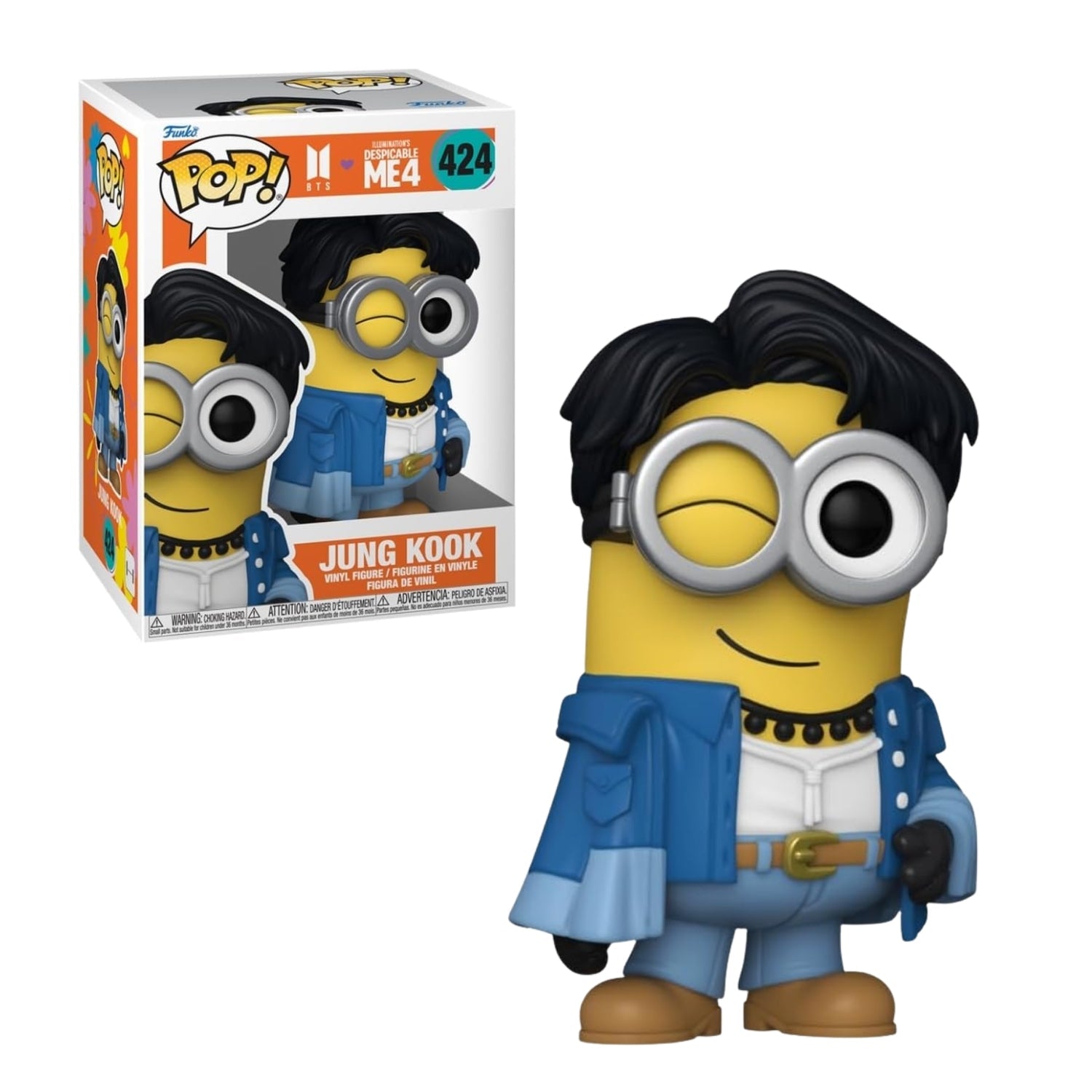 Funko Pop! Jung Kook 424 - BTS Meu Malvado Favorito - Geek Plus