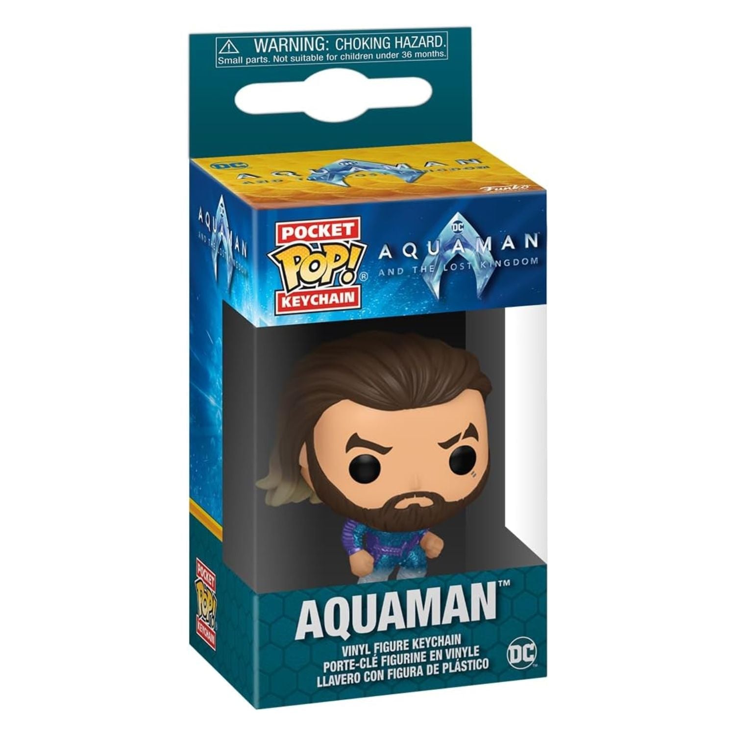Funko Pop! Keychain Chaveiro Aquaman - DC - Geek Plus