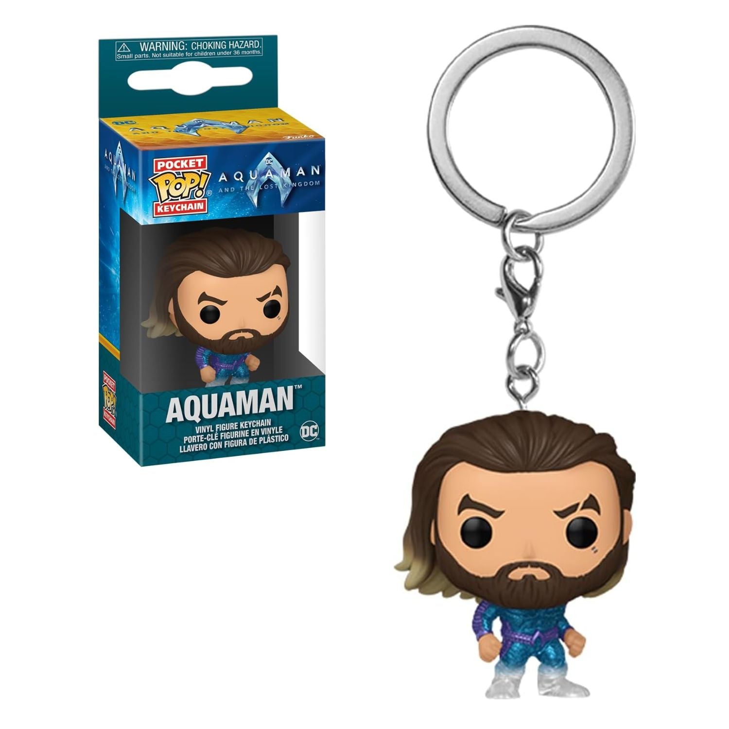 Funko Pop! Keychain Chaveiro Aquaman - DC - Geek Plus