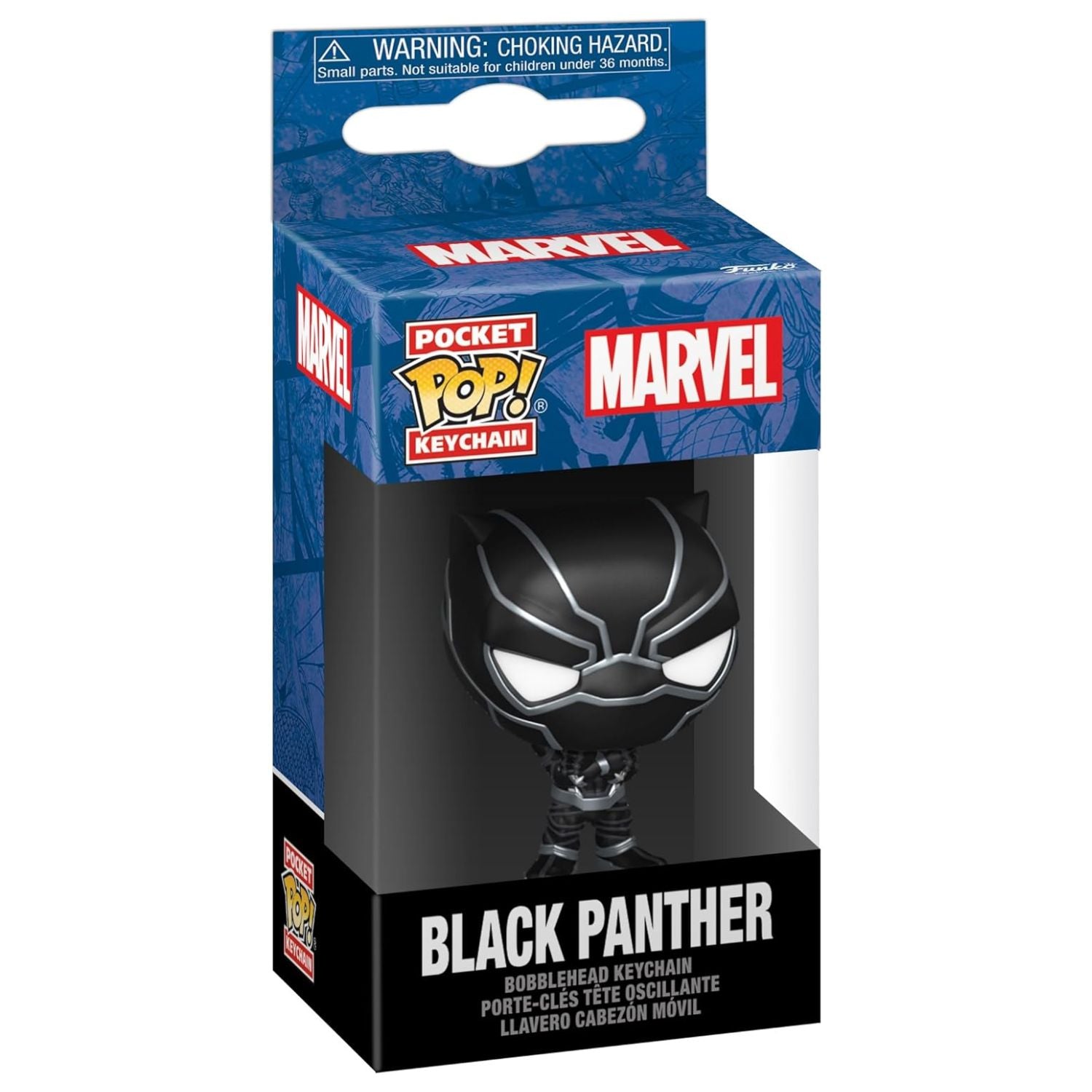 Funko Pop! Keychain Chaveiro Black Panther - Marvel Pantera Negra - Geek Plus