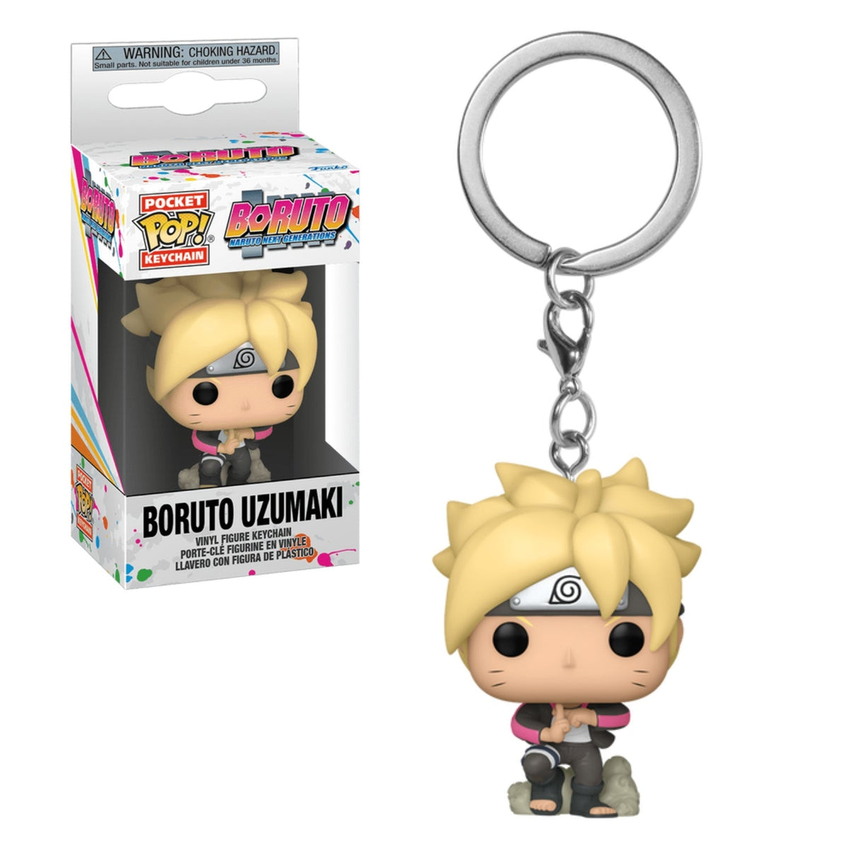 Funko Pop! Keychain Chaveiro Boruto Uzumaki - Naruto - Geek Plus
