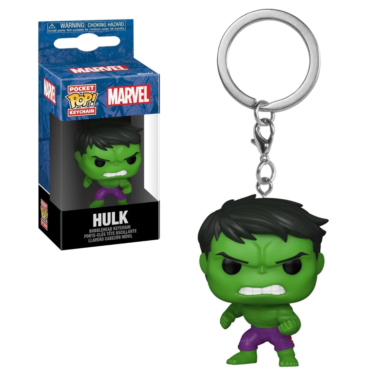 Funko Pop! Keychain Chaveiro Hulk - Marvel - Geek Plus