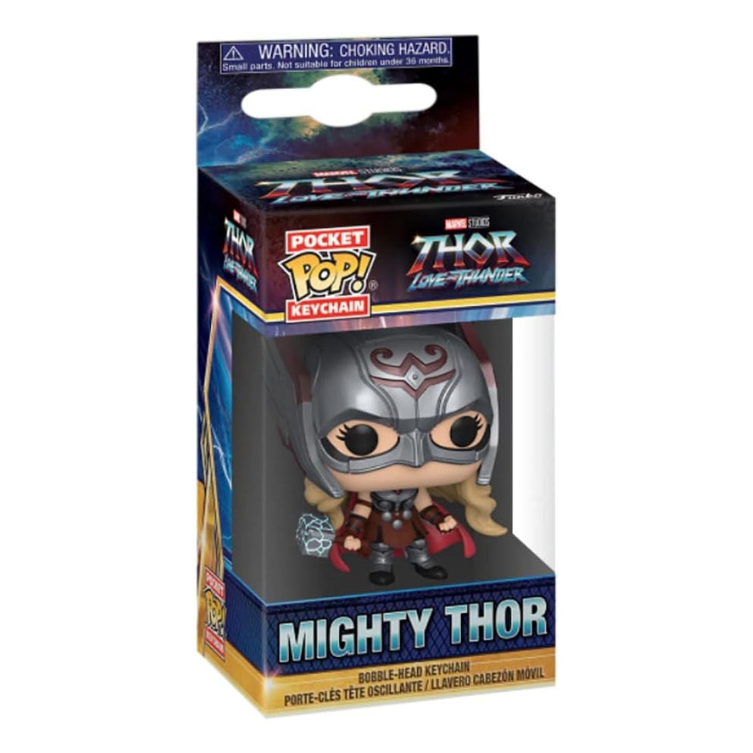 Funko Pop! Keychain Chaveiro Mighty Thor - Marvel - Geek Plus