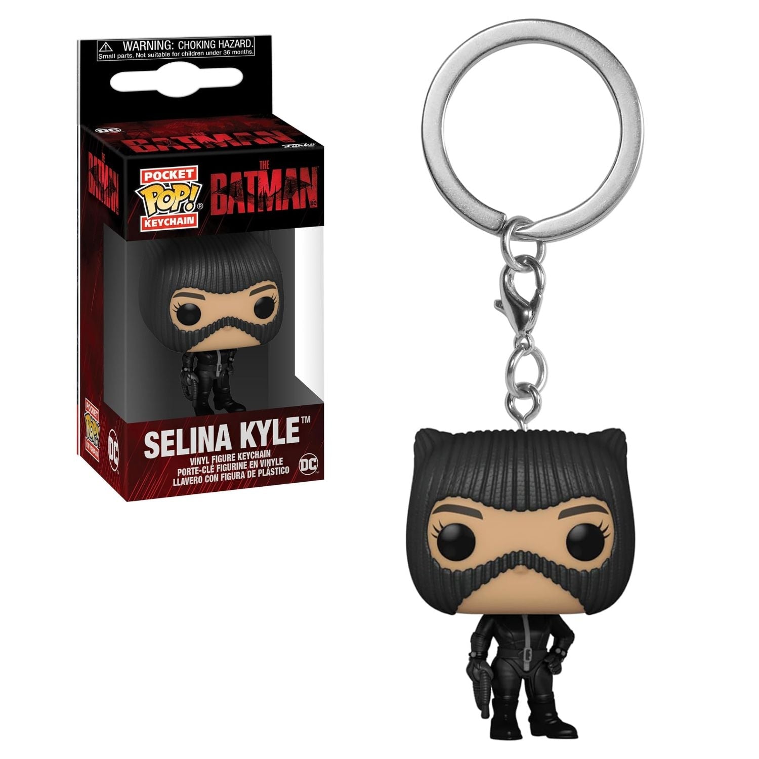Funko Pop! Keychain Chaveiro Selina Kyle (Mulher - Gato) - DC Batman - Geek Plus