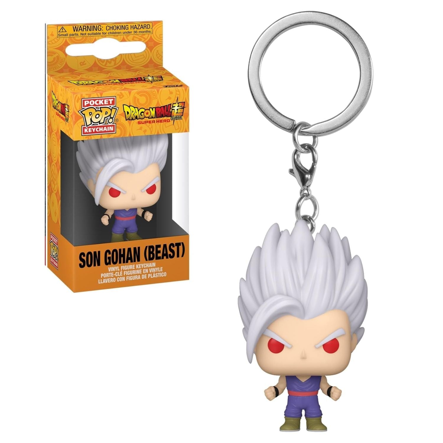 Funko Pop! Keychain Chaveiro Son Gohan (Beast) - Dragon Ball Z - Geek Plus
