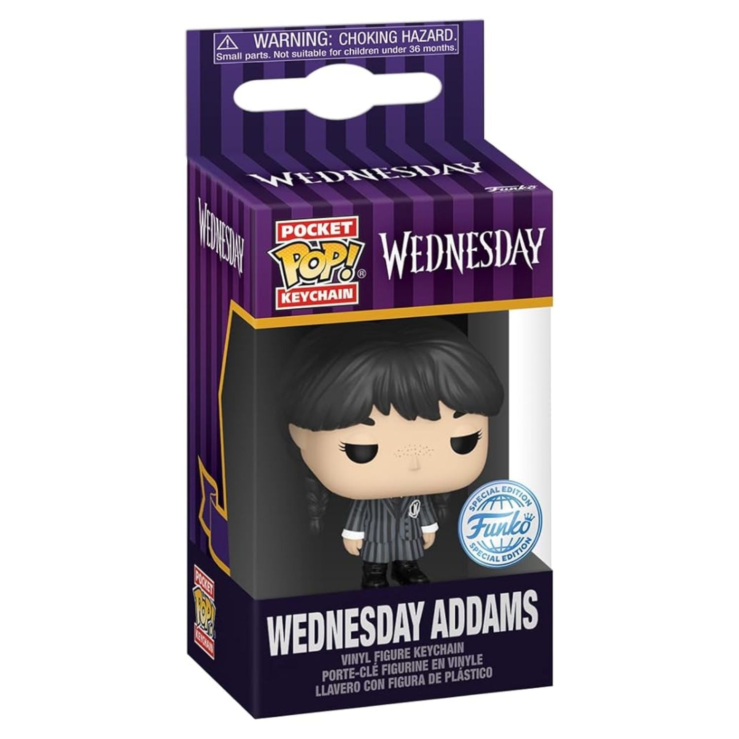 Funko Pop! Keychain Chaveiro Wednesday Addams - Wandinha - Geek Plus