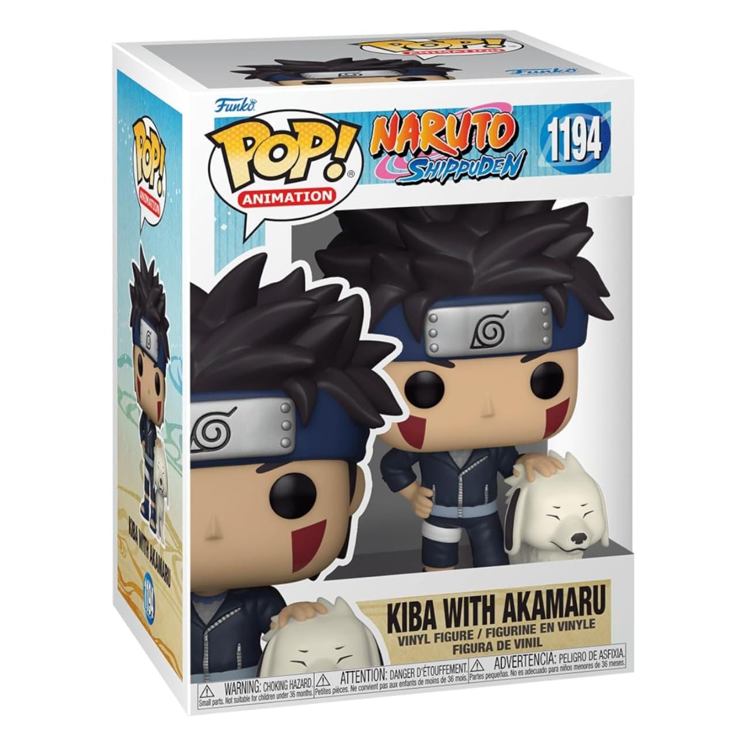 Funko Pop! Kiba with Akamaru 1194 - Naruto Shippuden - Geek Plus