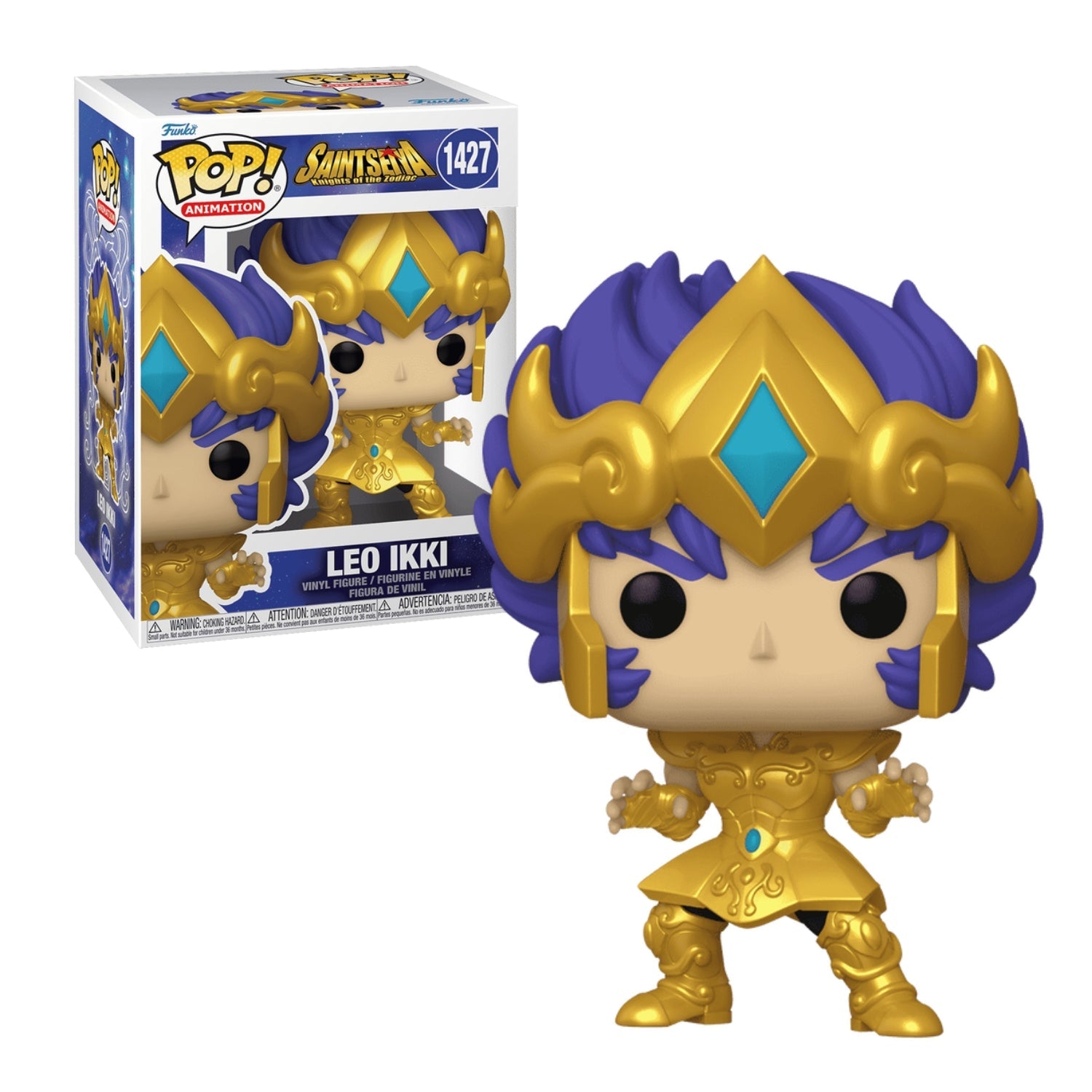 Funko Pop! Leo Ikki 1427 (Ikki de Leão) - Cavaleiros do Zodíaco - Geek Plus