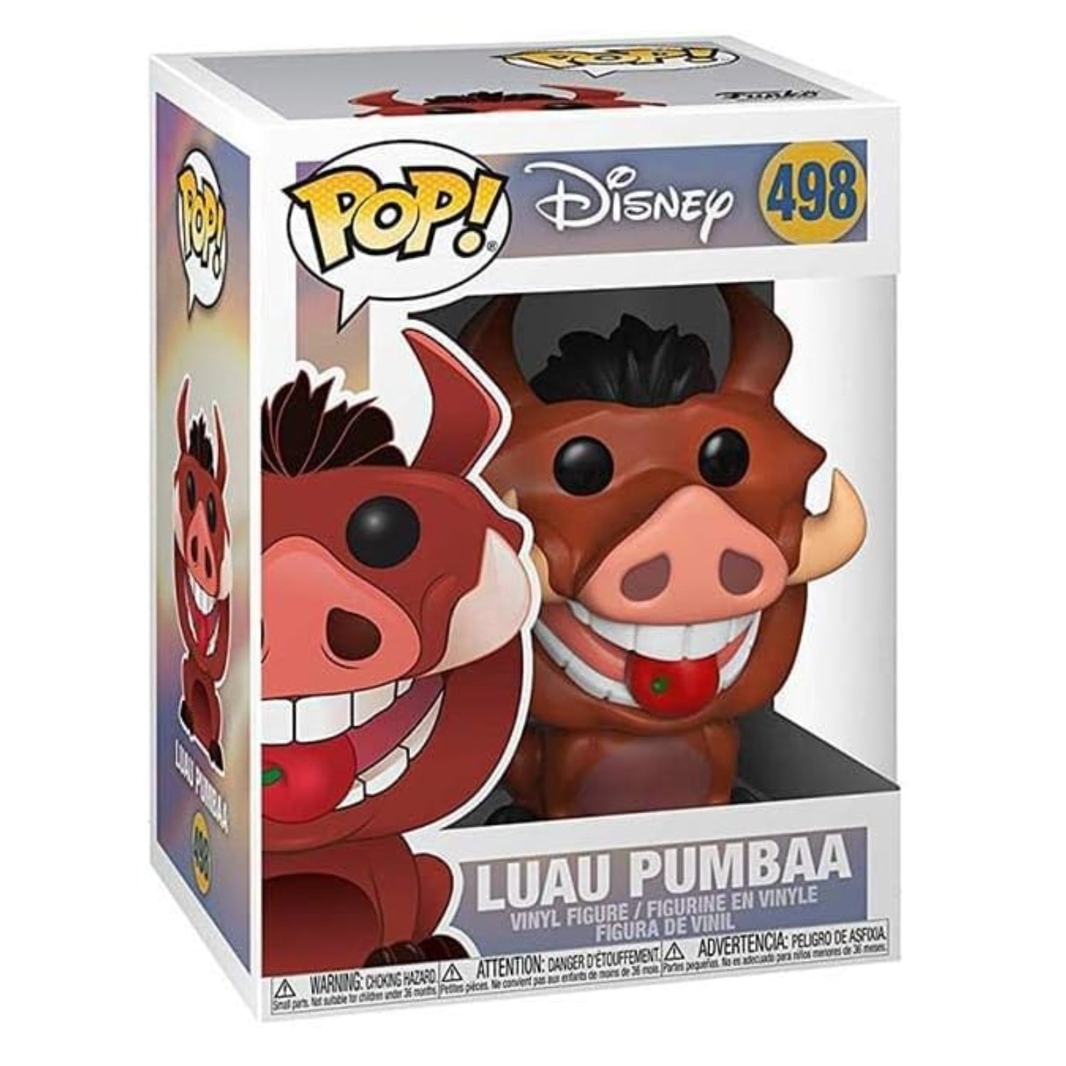 Funko Pop! Luau Pumbaa (Pumba no Luau) 498 - Disney O Rei Leão - Geek Plus