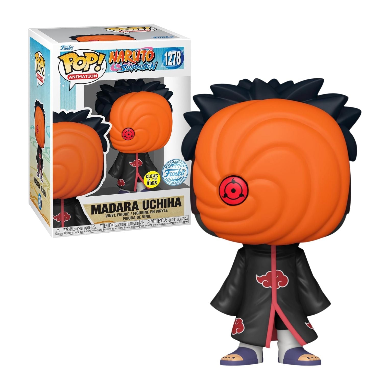 Funko Pop! Madara Uchiha 1278 (Special Edition Glow) - Naruto Shippuden - Geek Plus