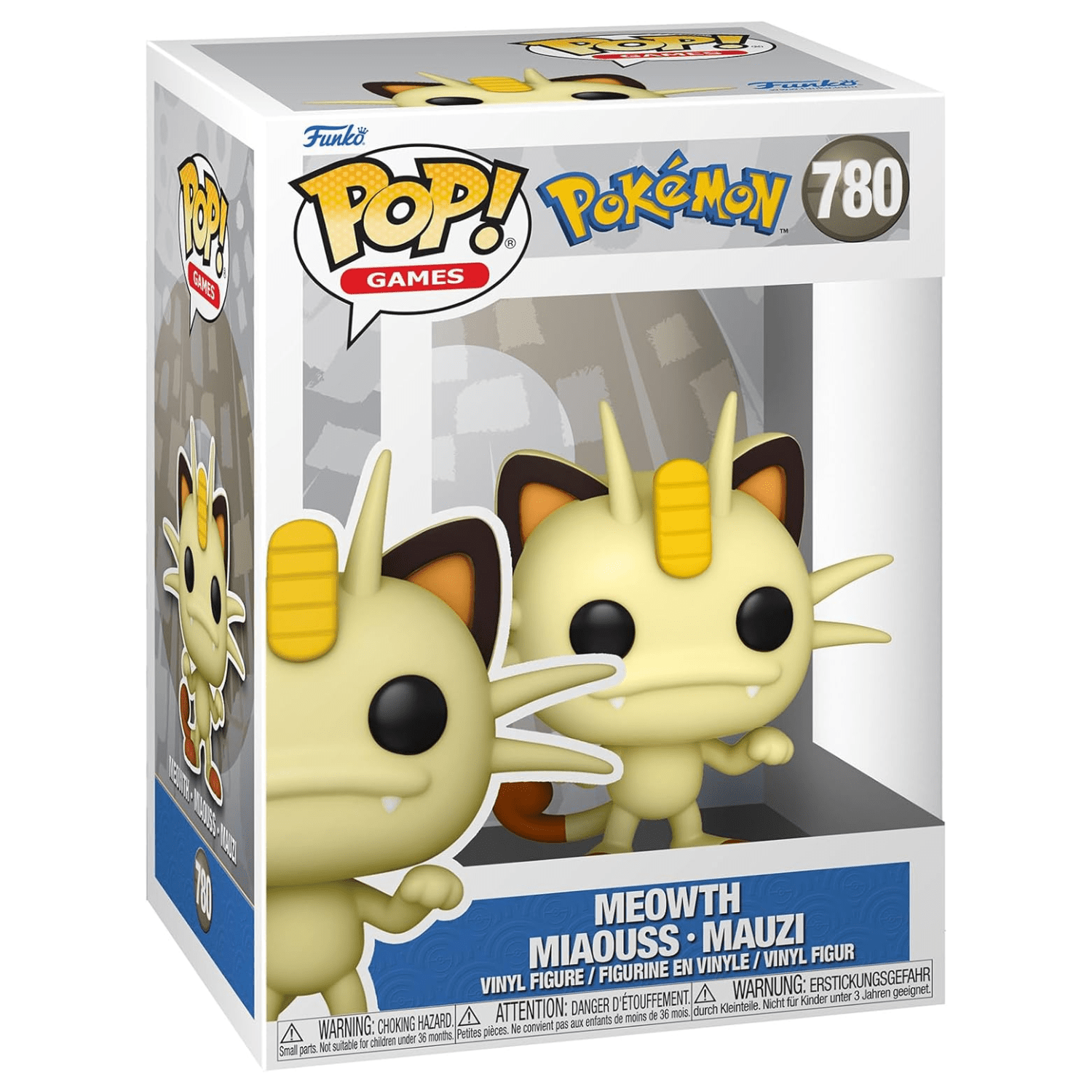 Funko Pop! Meowth 780 (Miau) - Pokémon - Geek Plus