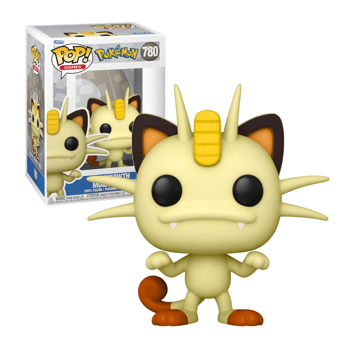 Funko Pop! Meowth 780 (Miau) - Pokémon - Geek Plus