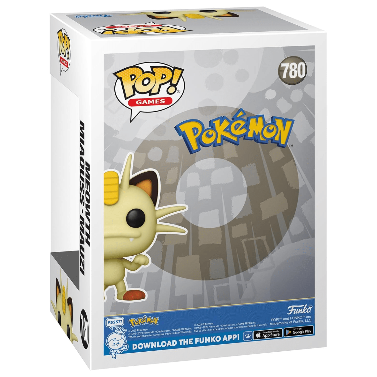 Funko Pop! Meowth 780 (Miau) - Pokémon - Geek Plus