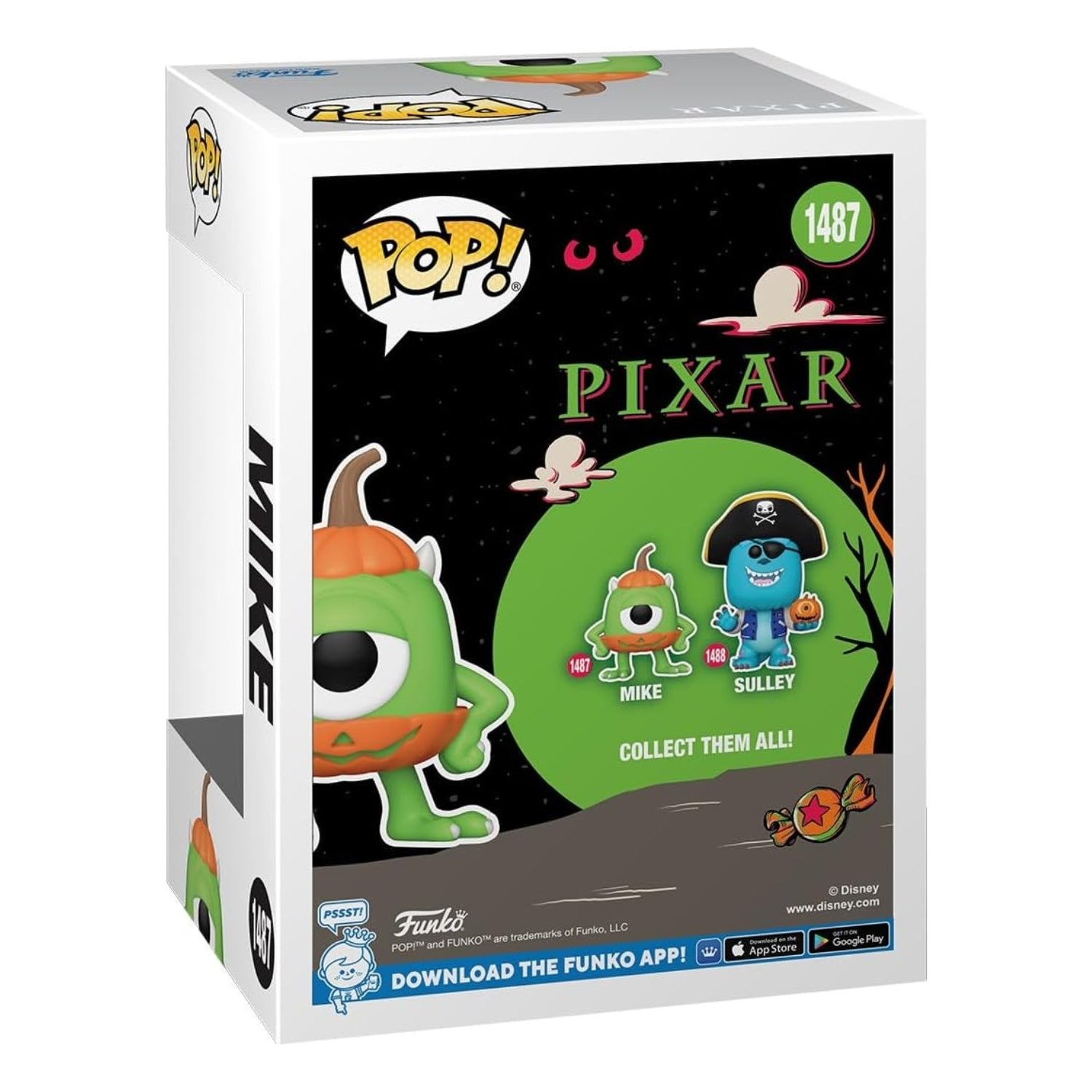 Funko Pop! Mike Halloween 1487 - Pixar Monstros S.A. - Geek Plus