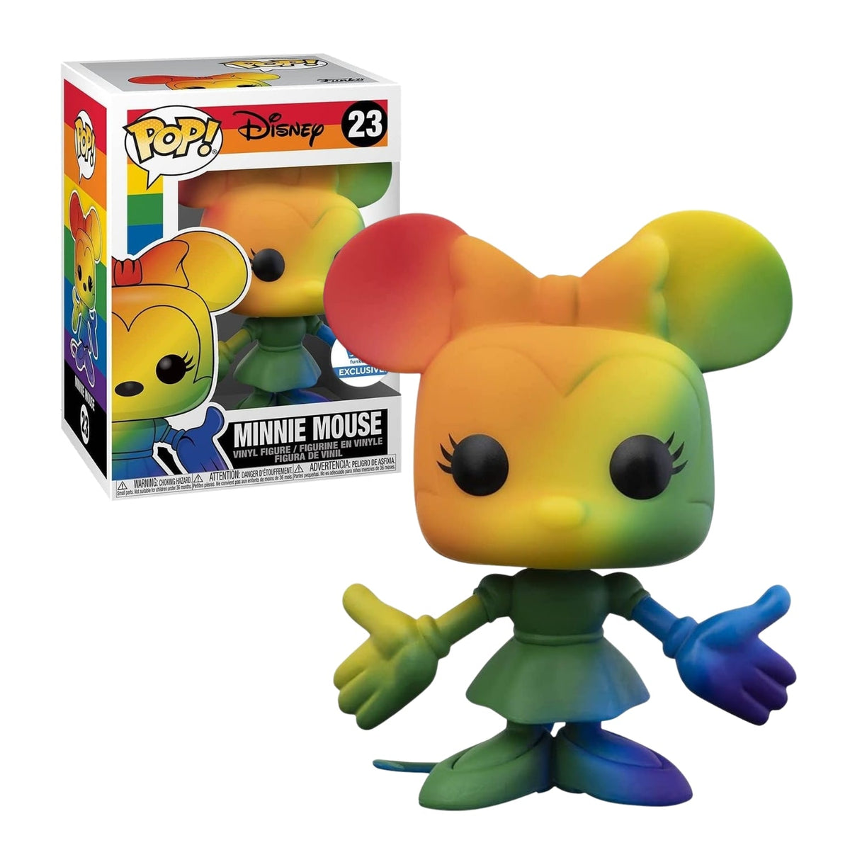 Funko Pop! Minnie Mouse Pride 23 (Exclusive Edition) - Disney Mickey And Friends - Geek Plus