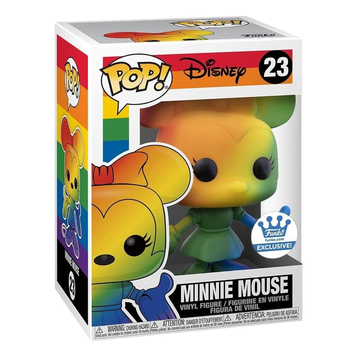 Funko Pop! Minnie Mouse Pride 23 (Exclusive Edition) - Disney Mickey And Friends - Geek Plus