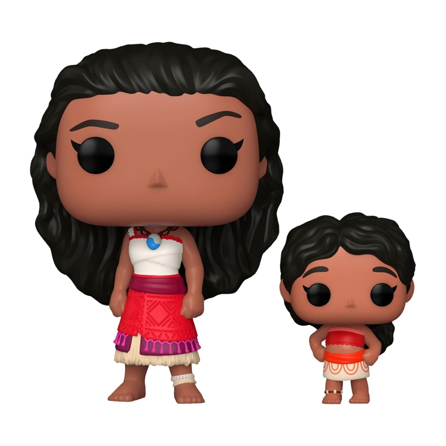 Funko Pop! Moana & Little Sis Simea (com a Irmãzinha) 1546 - Disney Moana - Geek Plus