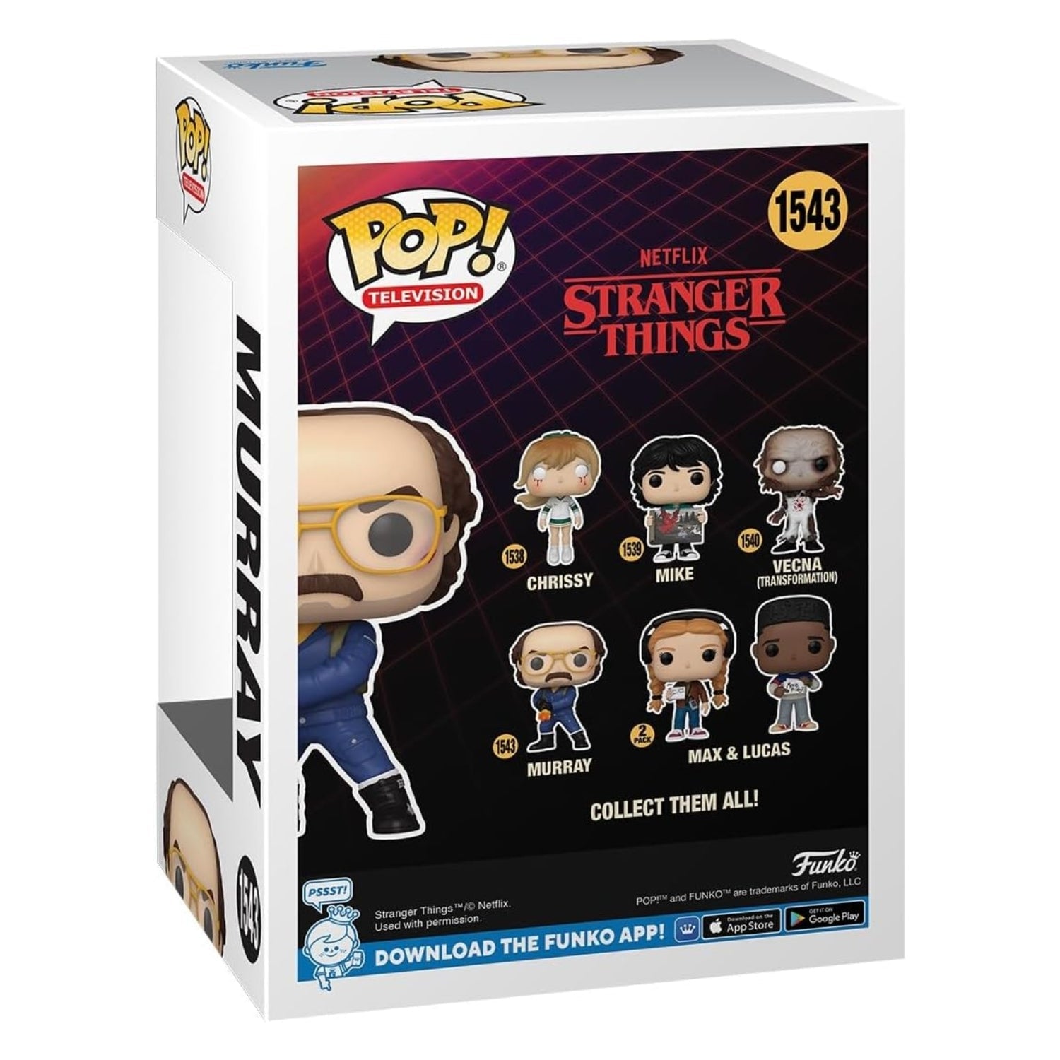 Funko Pop! Murray 1543 - Stranger Things - Geek Plus