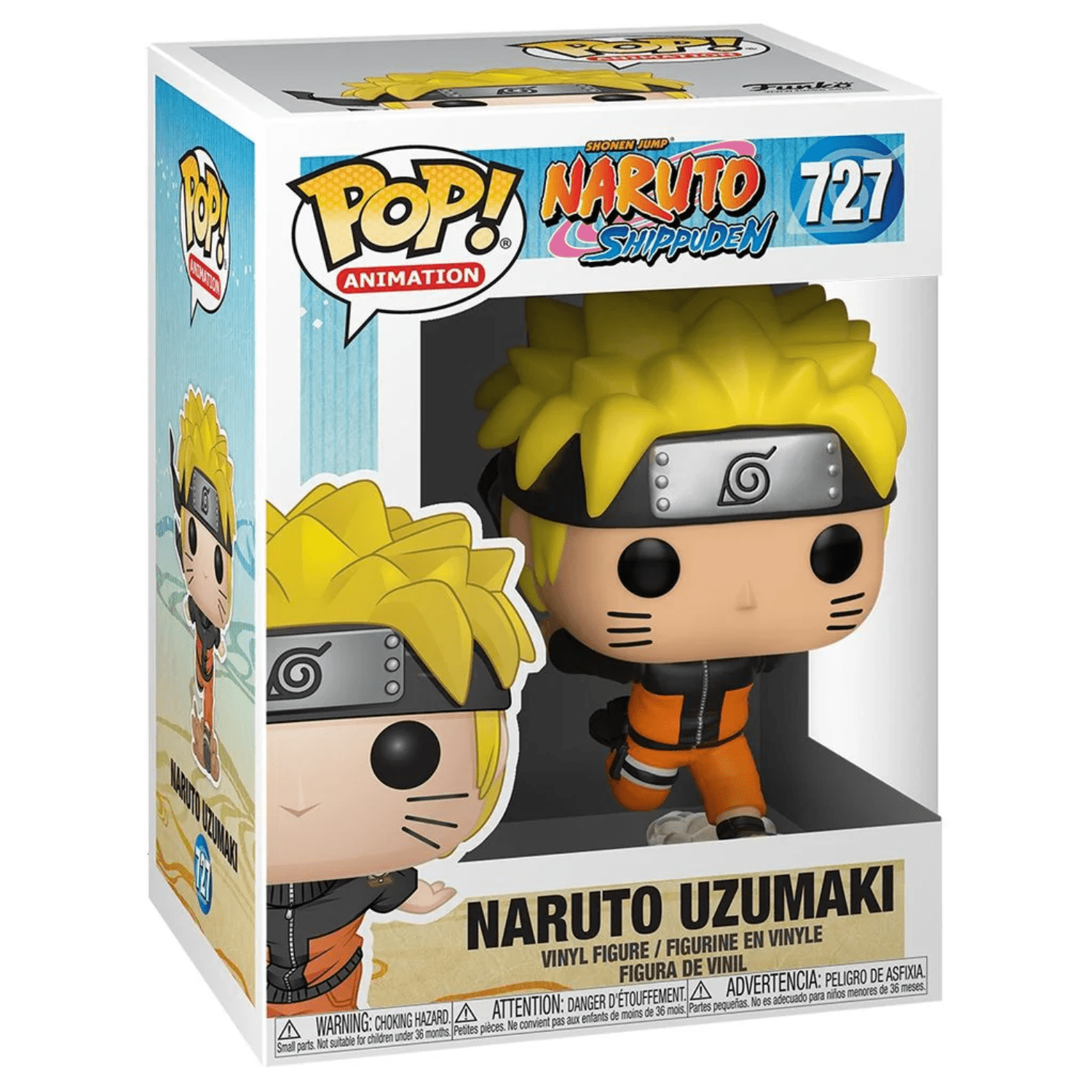 Funko Pop! Naruto Correndo 727 - Naruto Shippuden - Geek Plus