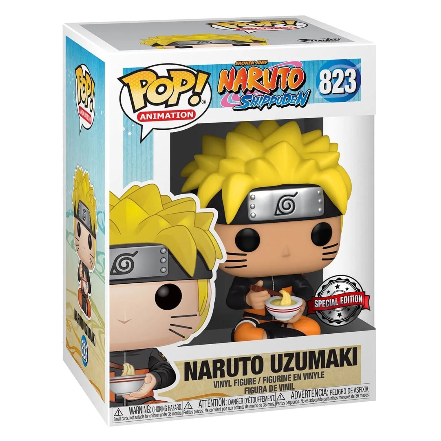 Funko Pop! Naruto Uzumaki with Noodles 823 (Special Edition) - Naruto Shippuden - Geek Plus