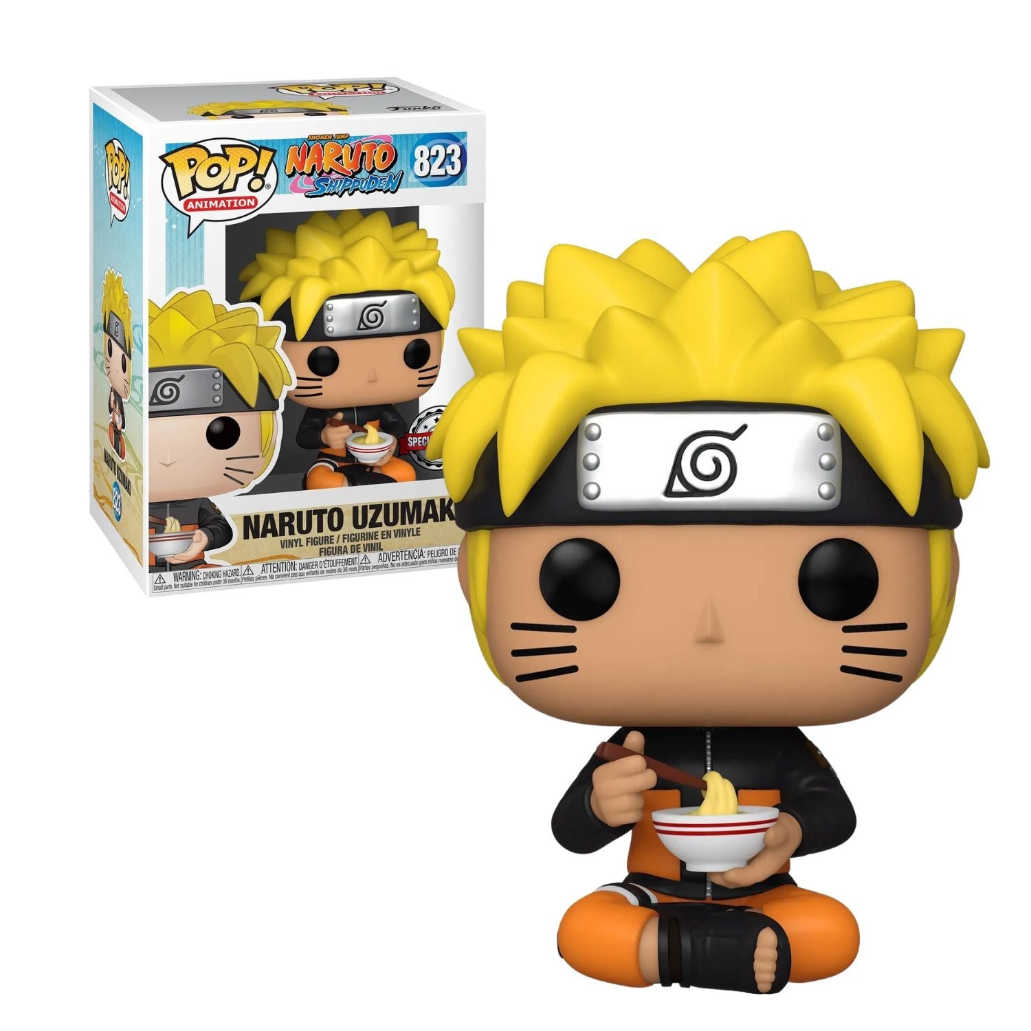 Funko Pop! Naruto Uzumaki with Noodles 823 (Special Edition) - Naruto Shippuden - Geek Plus