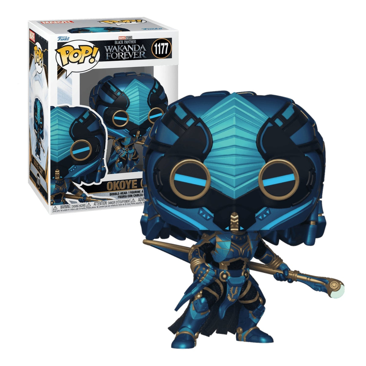 Funko Pop! Okoye (Midnight Angel) 1177 - Marvel Pantera Negra - Geek Plus