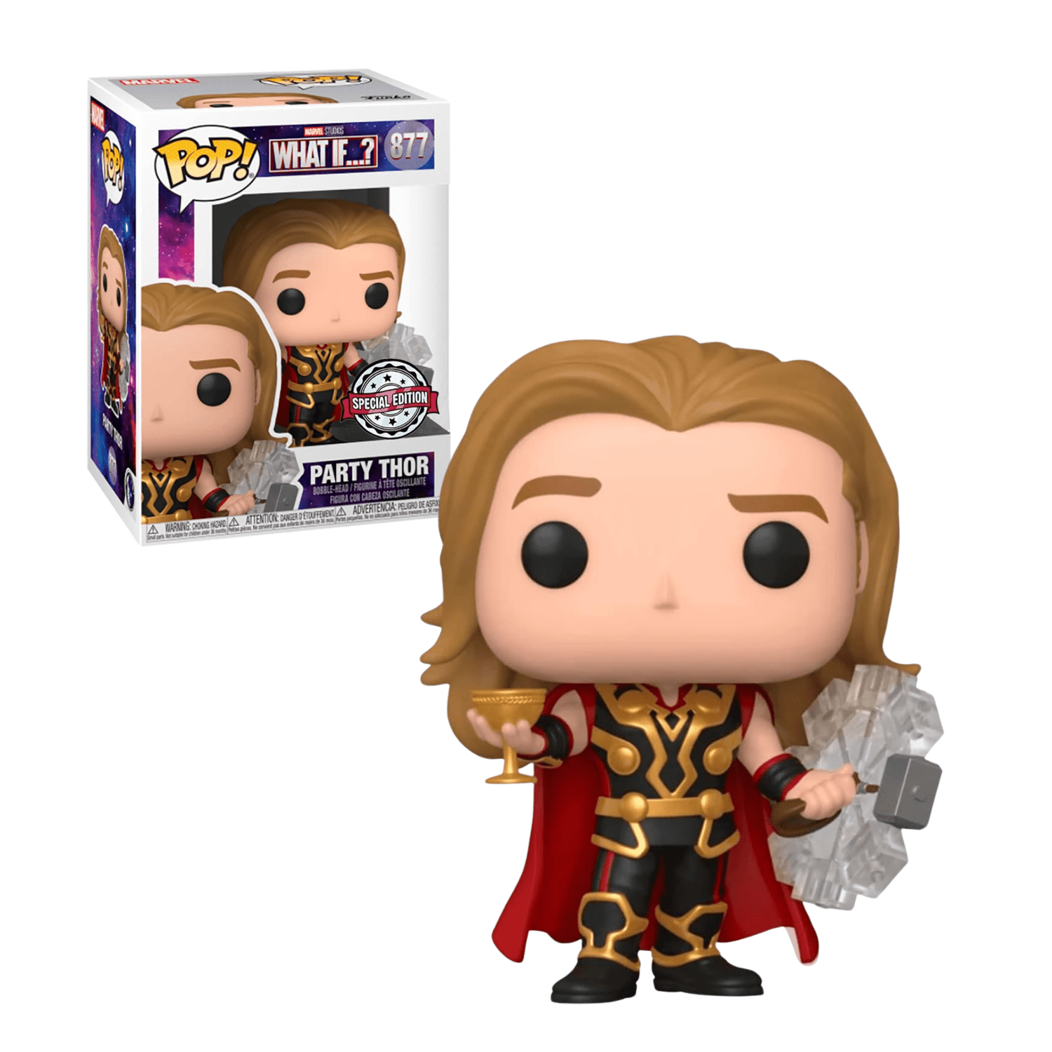 Funko Pop! Party Thor 877 (Special Edition) - Marvel What If...? - Geek Plus