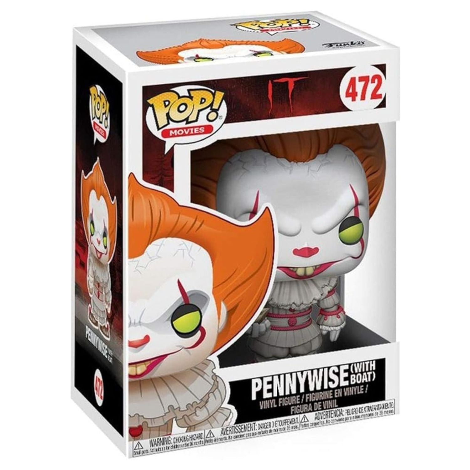 Funko Pop! Pennywise With Boat 472 - It A Coisa - Geek Plus