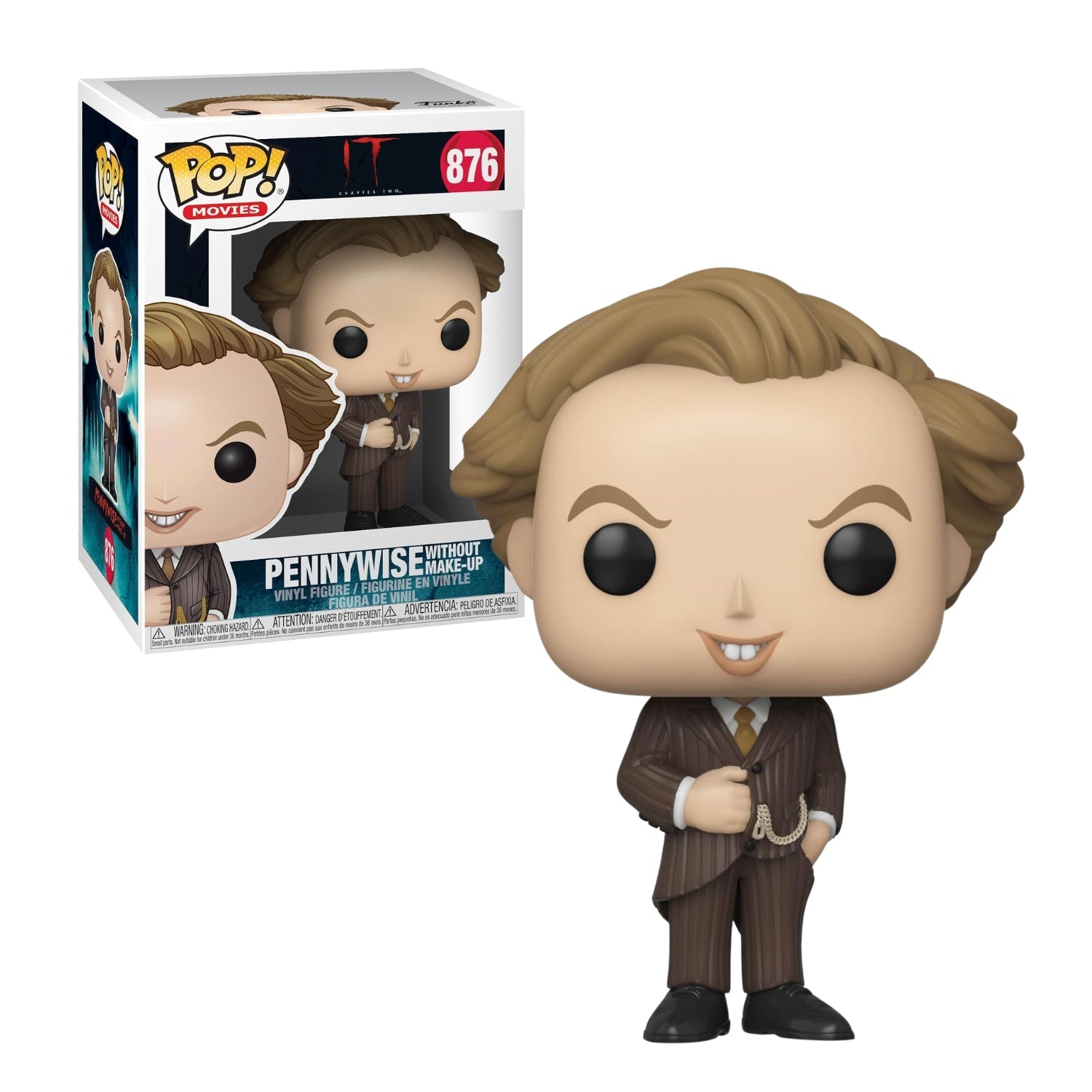 Funko Pop! Pennywise without Makeup (Sem Maquiagem) 876 - IT: A Coisa - Geek Plus