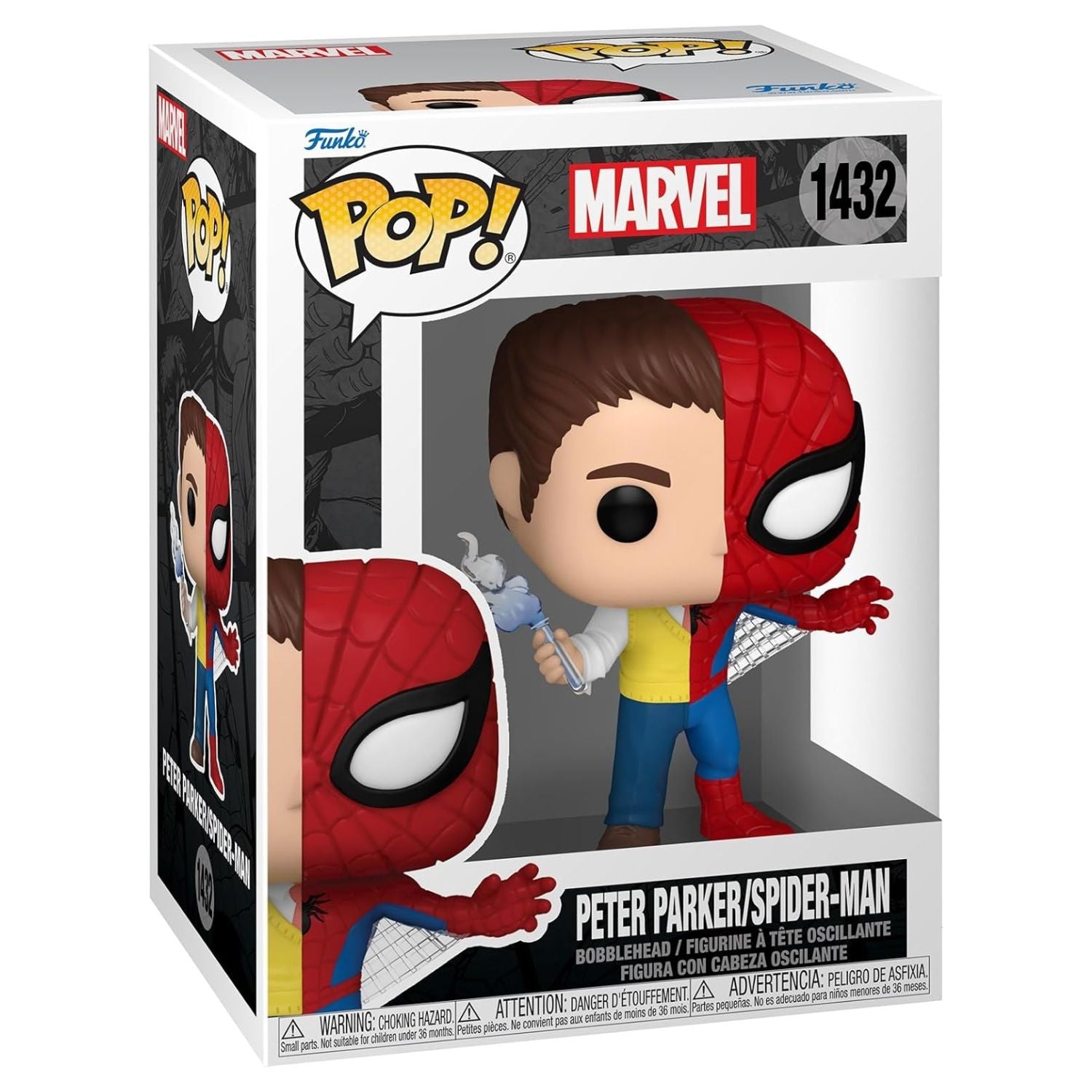 Funko Pop! Peter Parker/Spider - Man 1432 - Marvel Homem - Aranha - Geek Plus