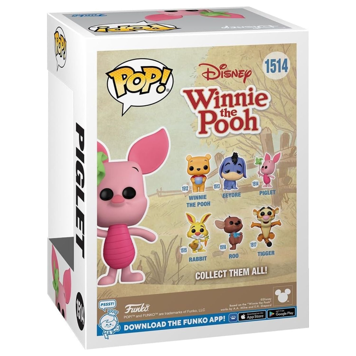 Funko Pop! Piglet (Leitão) 1514 - Disney Winnie The Pooh - Geek Plus