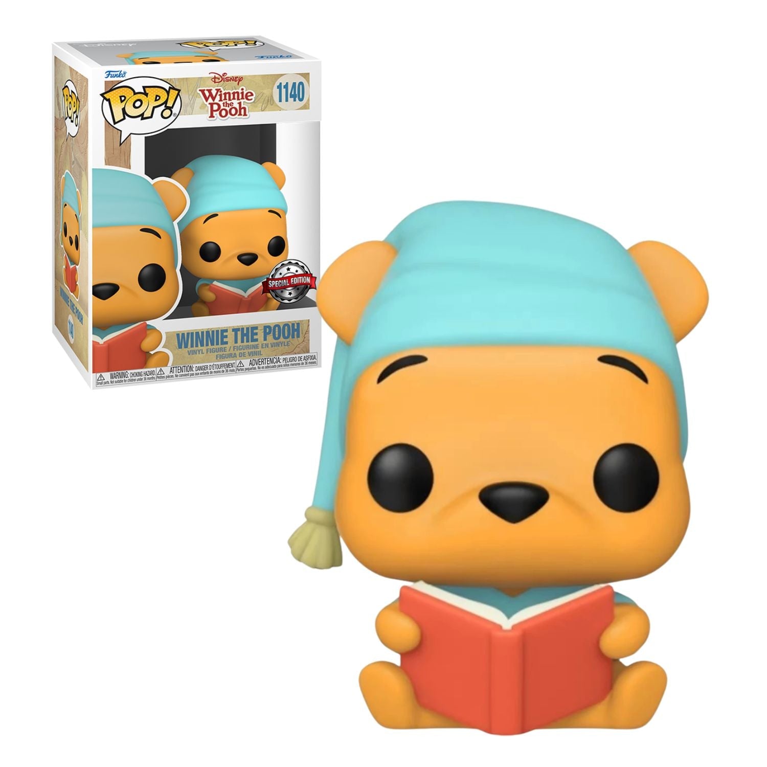 Funko Pop! Pooh Reading Book 1140 (Special Edition) - Disney Winnie The Pooh - Geek Plus