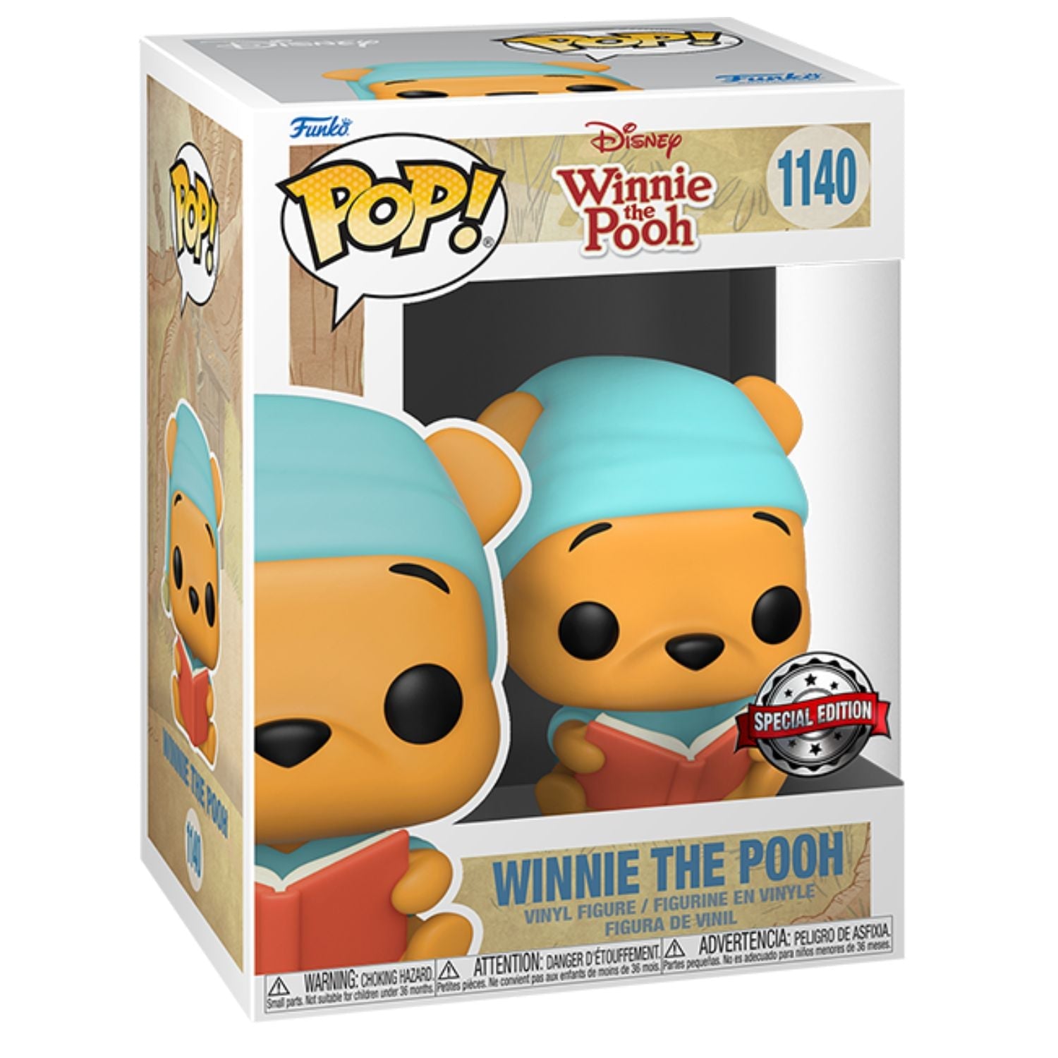 Funko Pop! Pooh Reading Book 1140 (Special Edition) - Disney Winnie The Pooh - Geek Plus