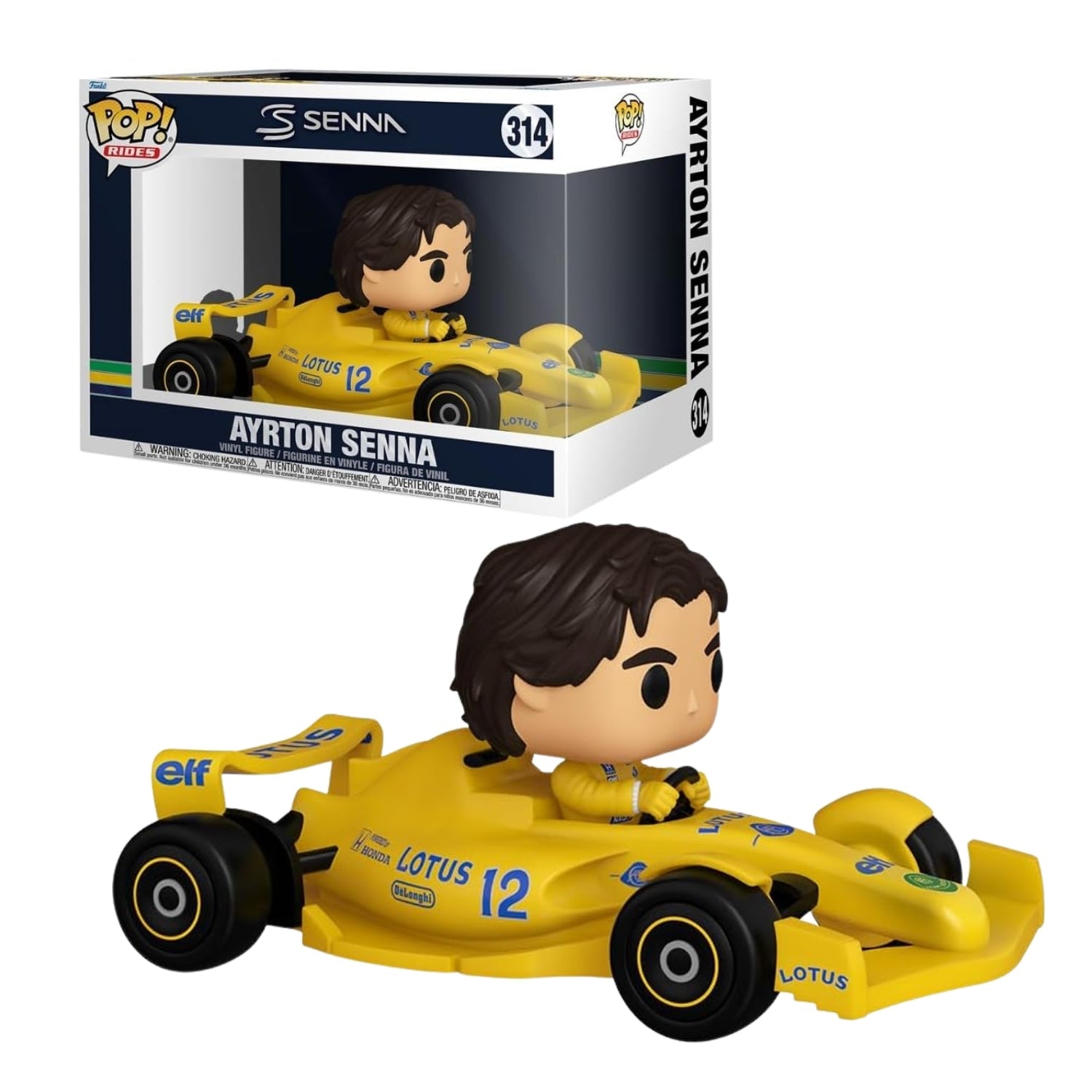Funko Pop! Rides Deluxe Ayrton Senna Lotus 314 - Formula 1 - Geek Plus