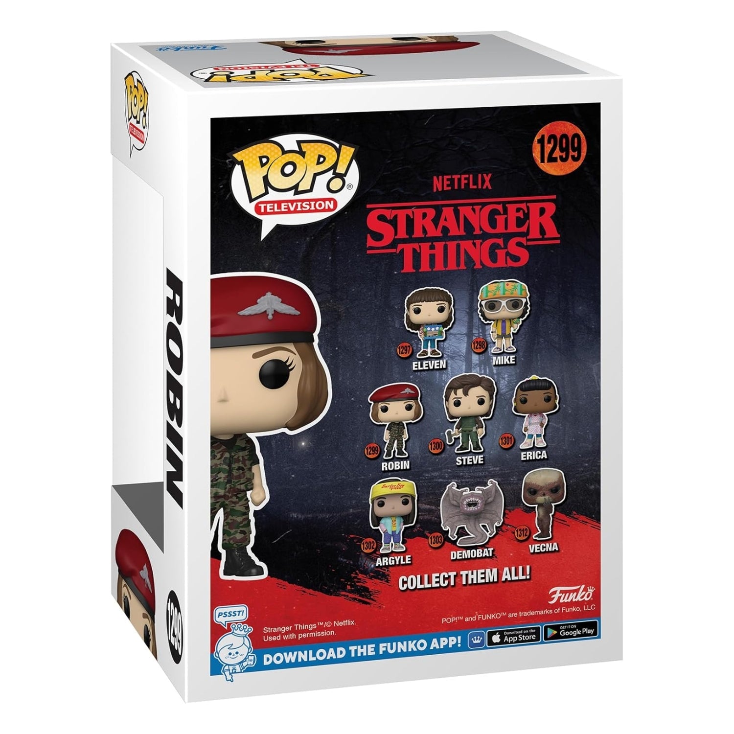 Funko Pop! Robin (Roupa de Caçadora) 1299 - Stranger Things - Geek Plus