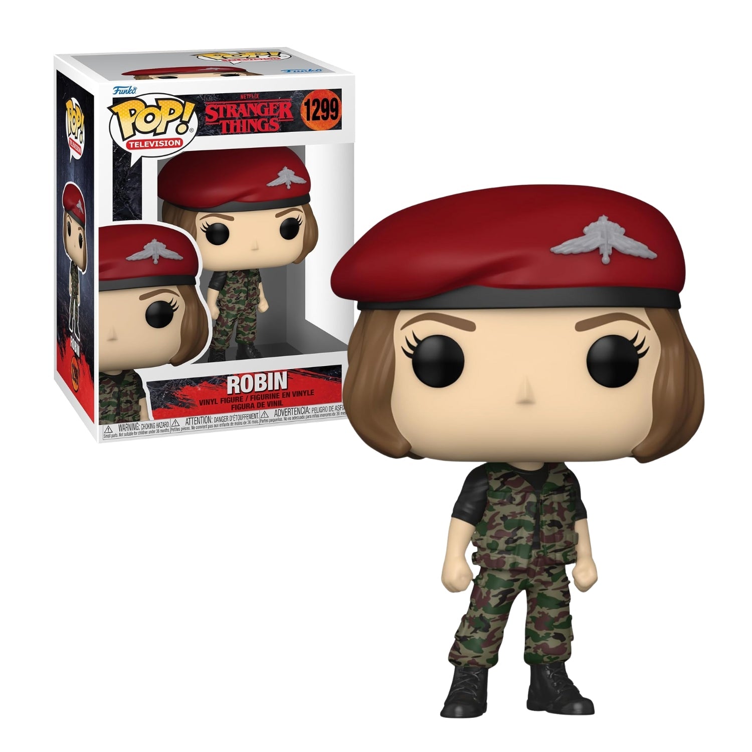 Funko Pop! Robin (Roupa de Caçadora) 1299 - Stranger Things - Geek Plus