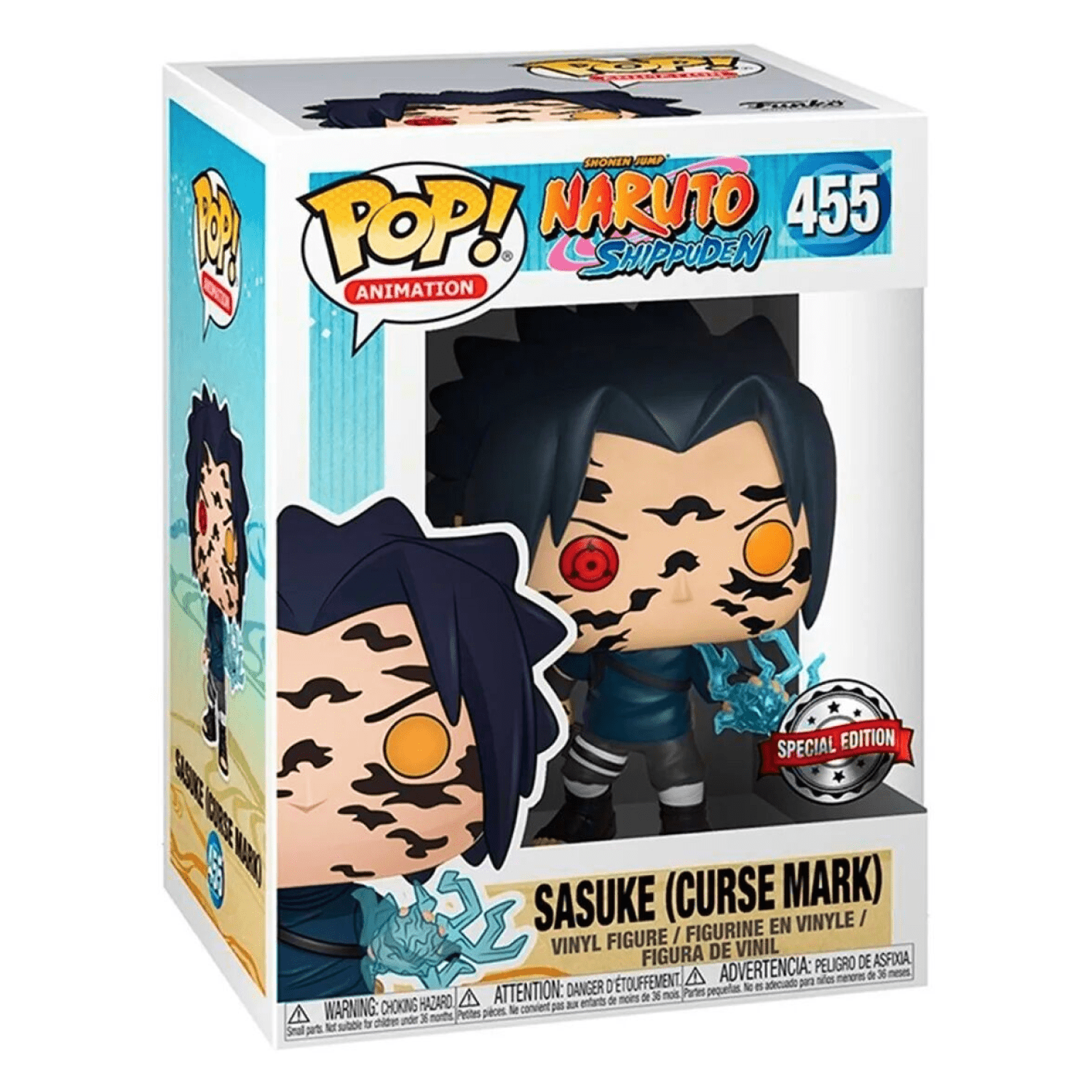 Funko Pop! Sasuke Curse Mark 455 (Marca da Maldição) Special Edition - Naruto Shippuden - Geek Plus