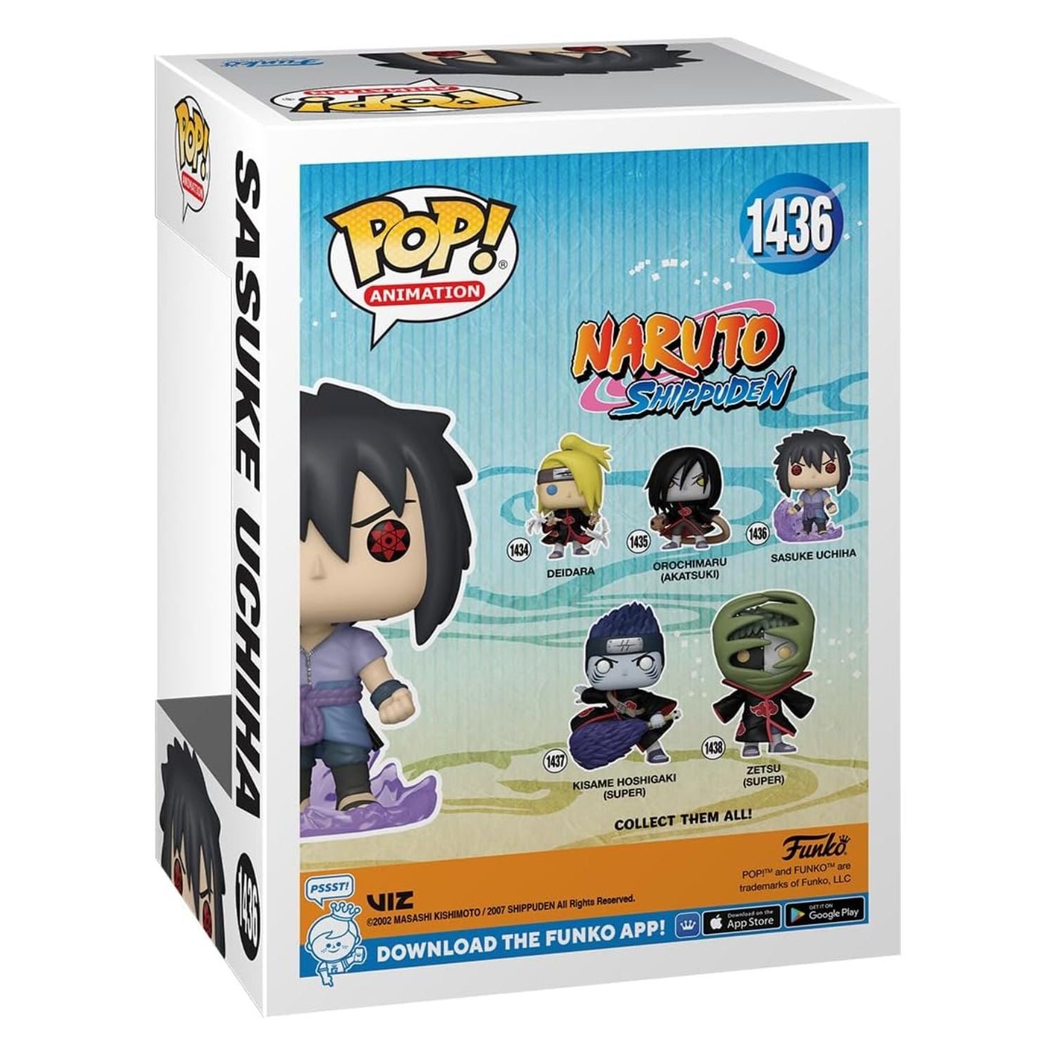 Funko Pop! Sasuke Uchiha 1436 - Naruto Shippuden - Geek Plus