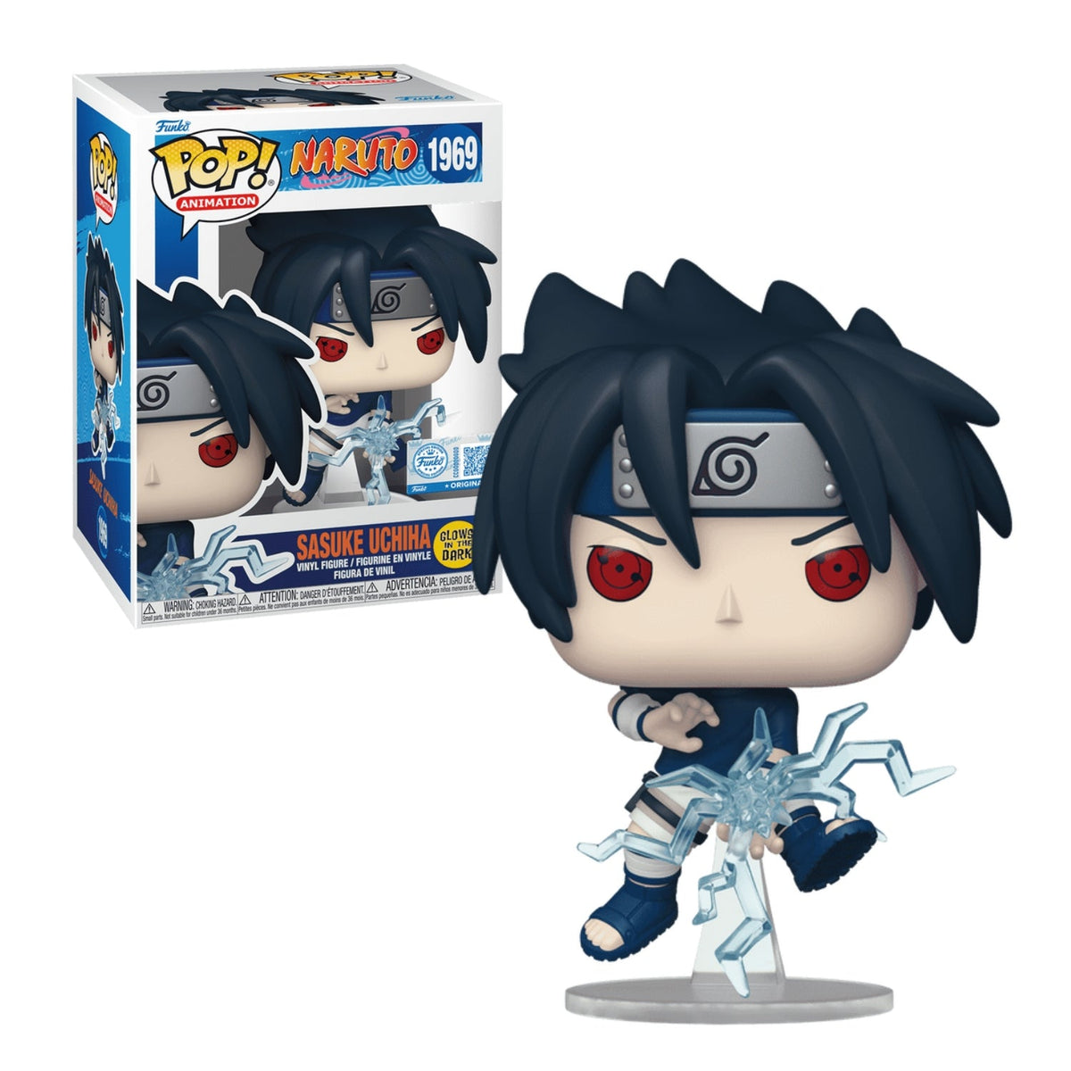 Funko Pop! Sasuke Uchiha 1969 (Glows in the Dark) - Naruto - Geek Plus